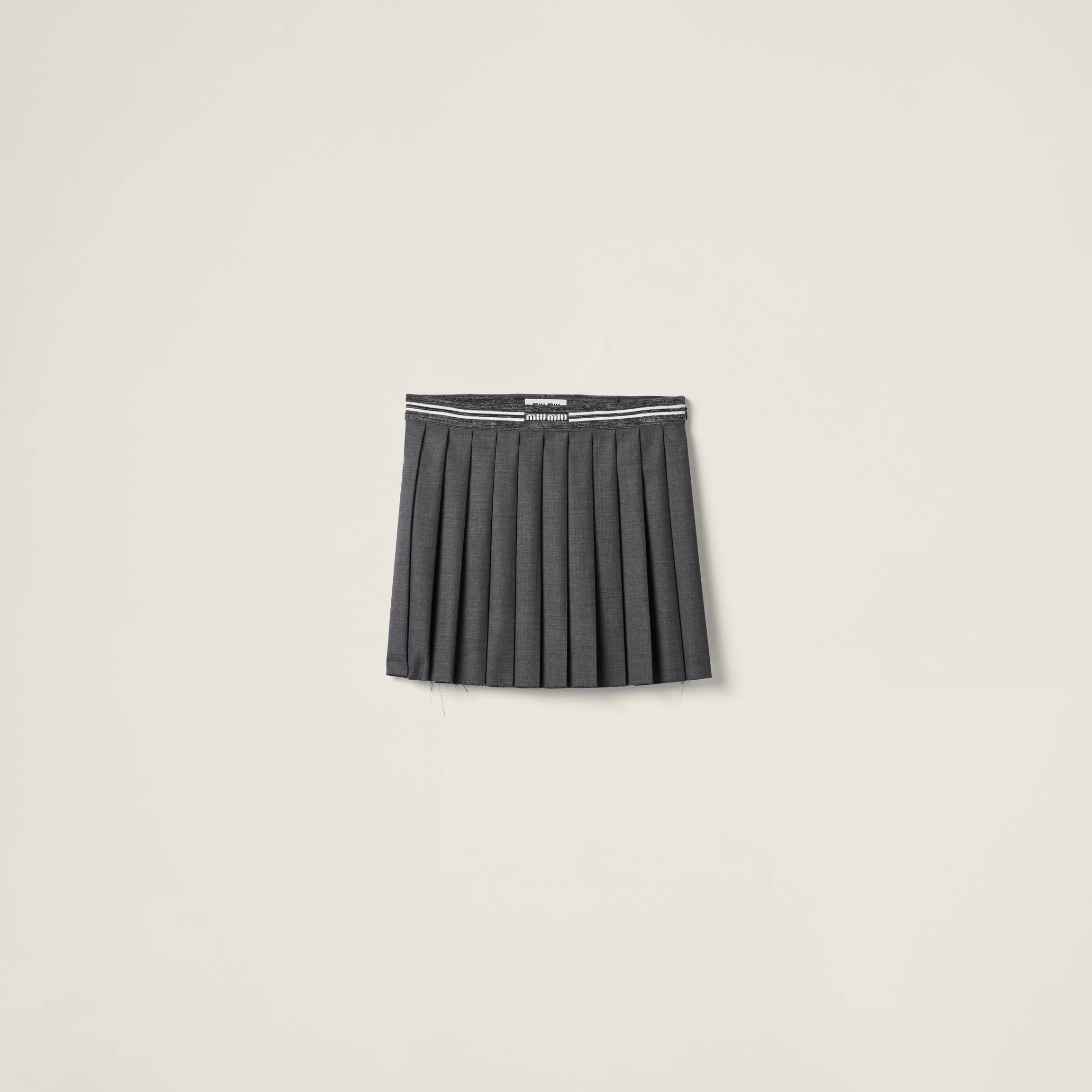 Miu Miu Grisaille Miniskirt |