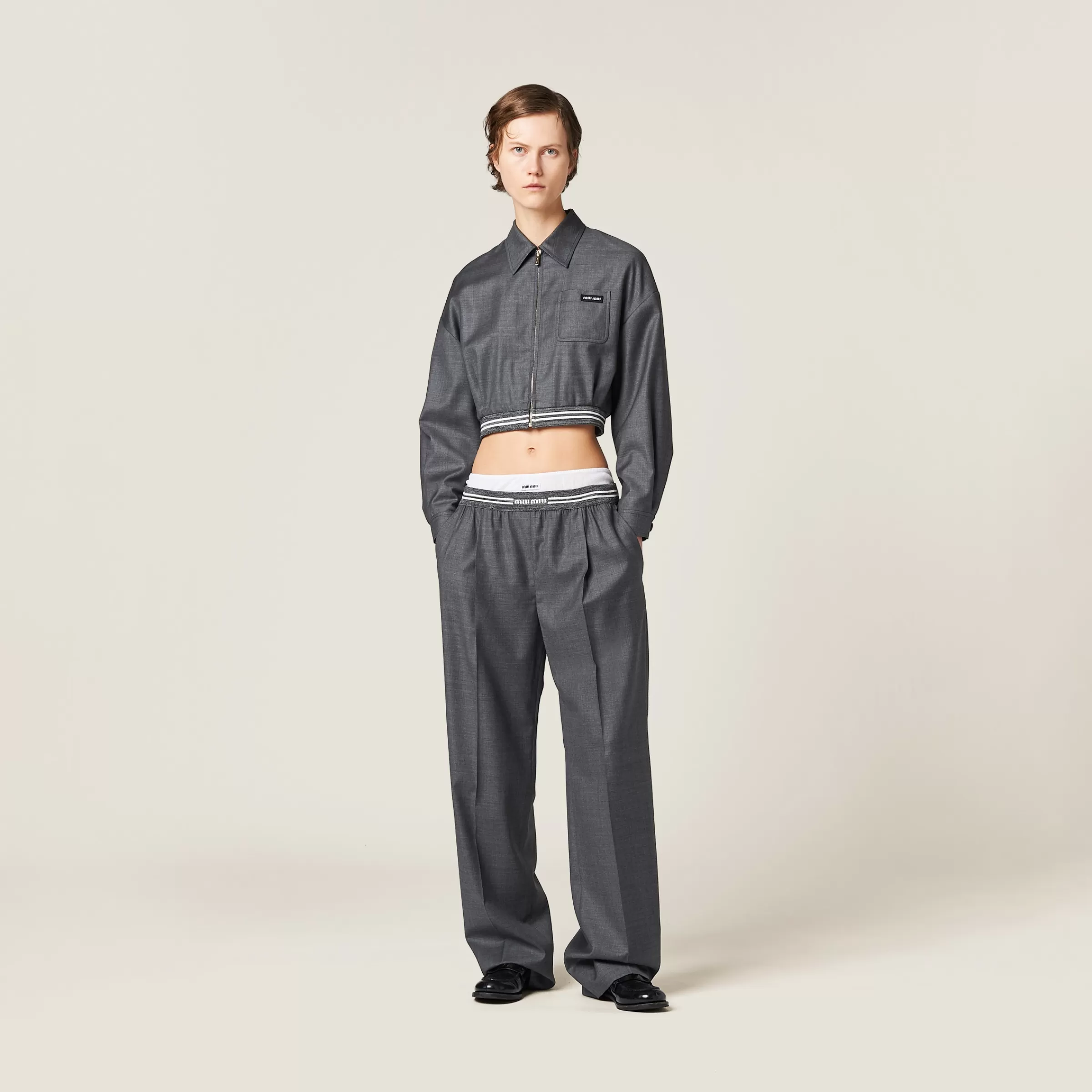 Miu Miu Grisaille Pants |