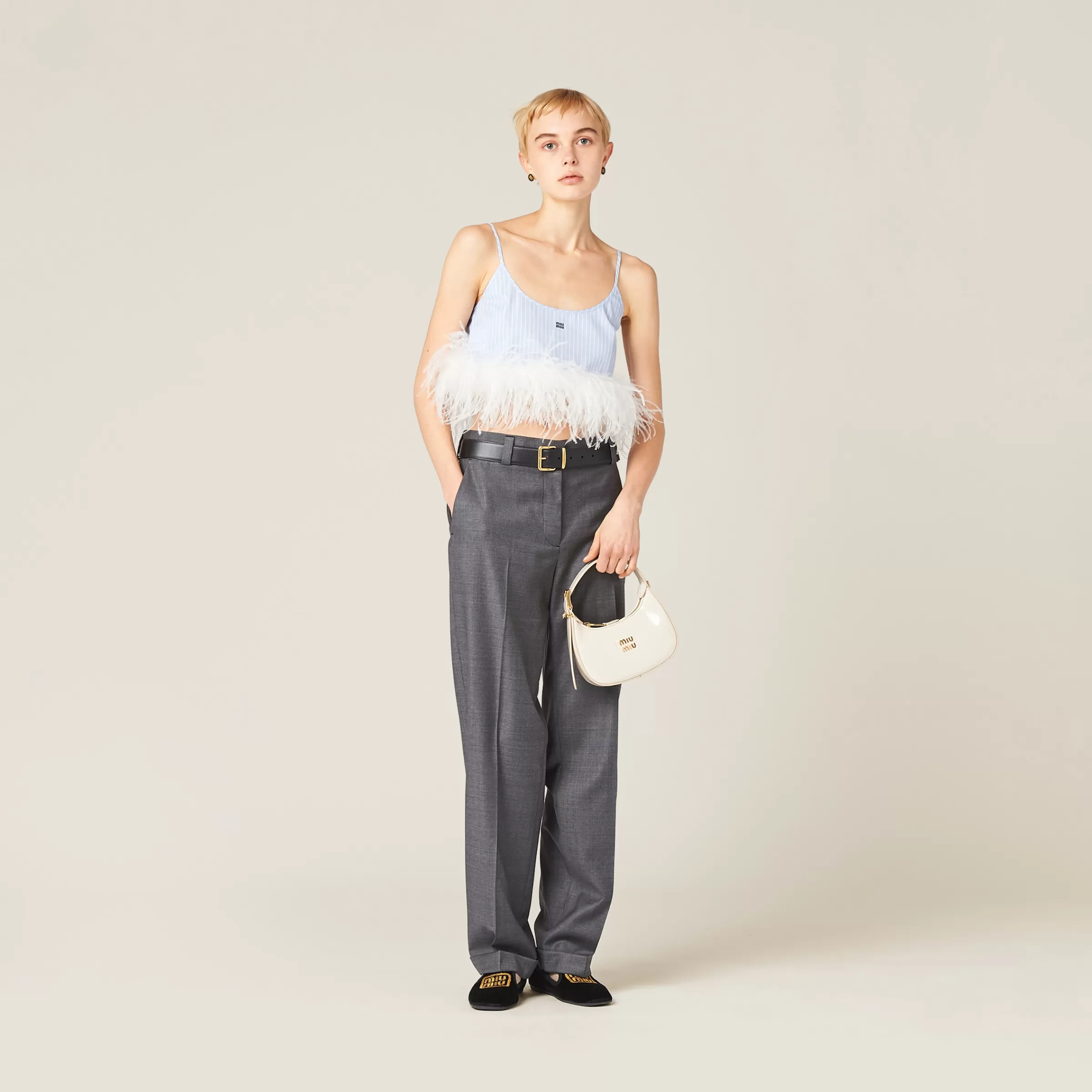 Miu Miu Grisaille Pants |