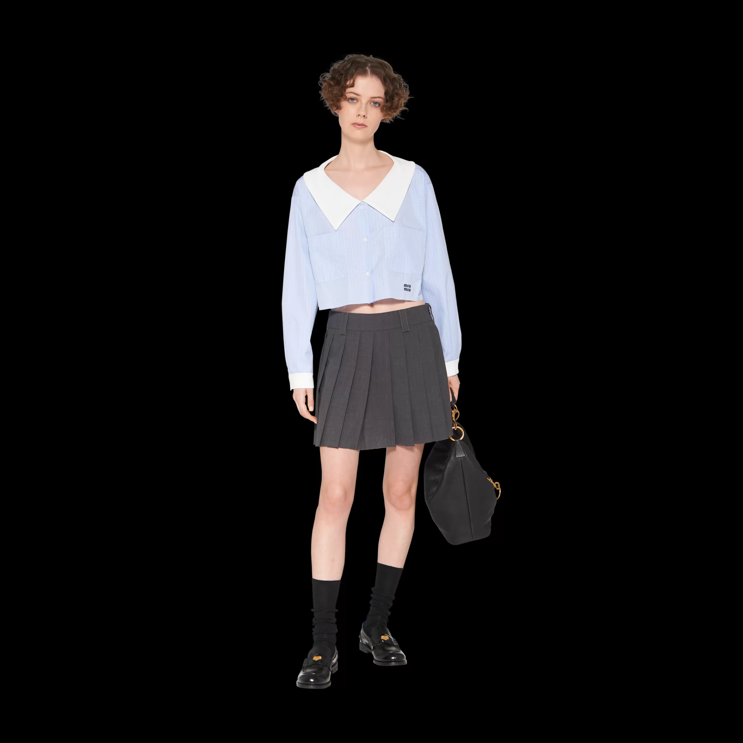 Miu Miu Light Wool Miniskirt |