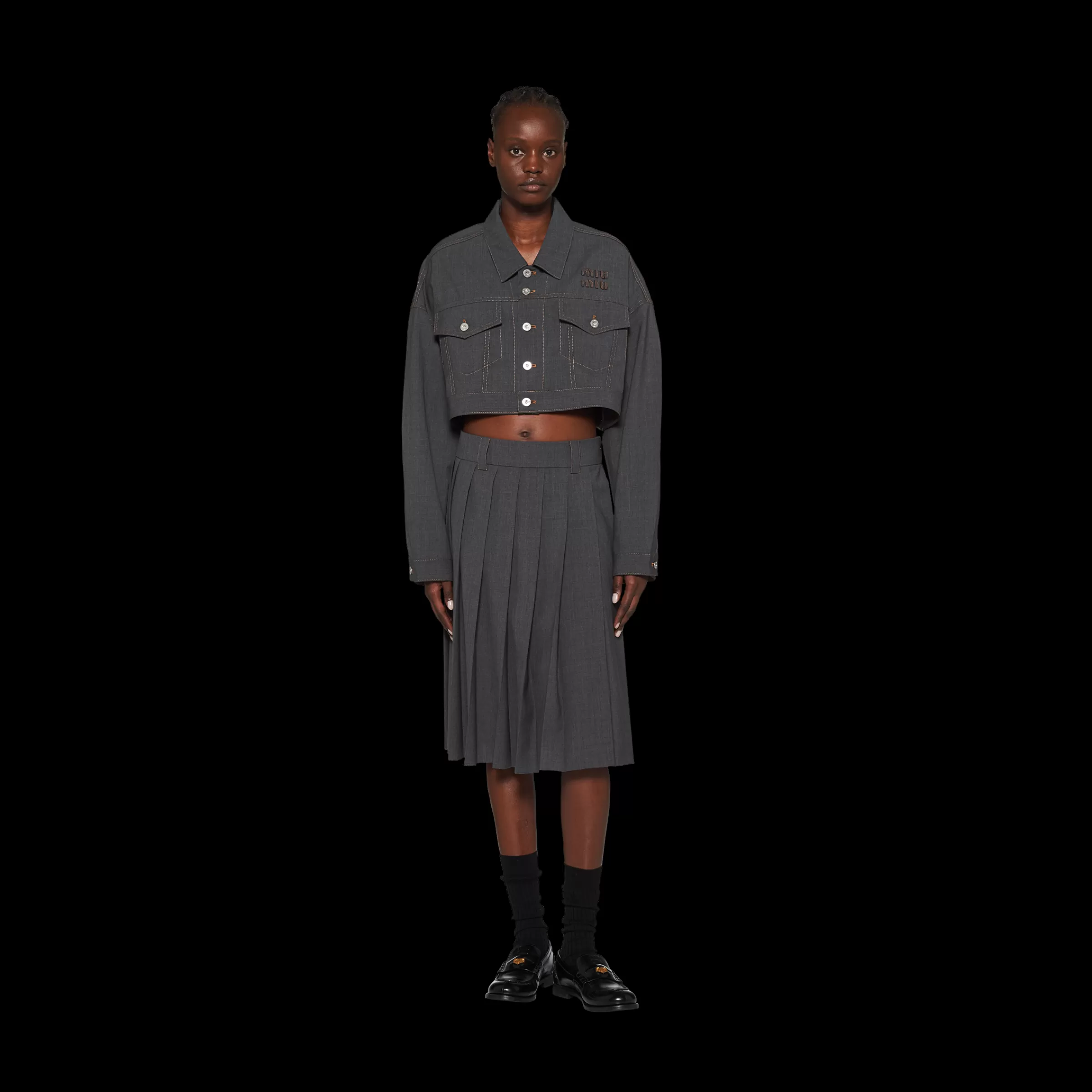 Miu Miu Light Wool Skirt |