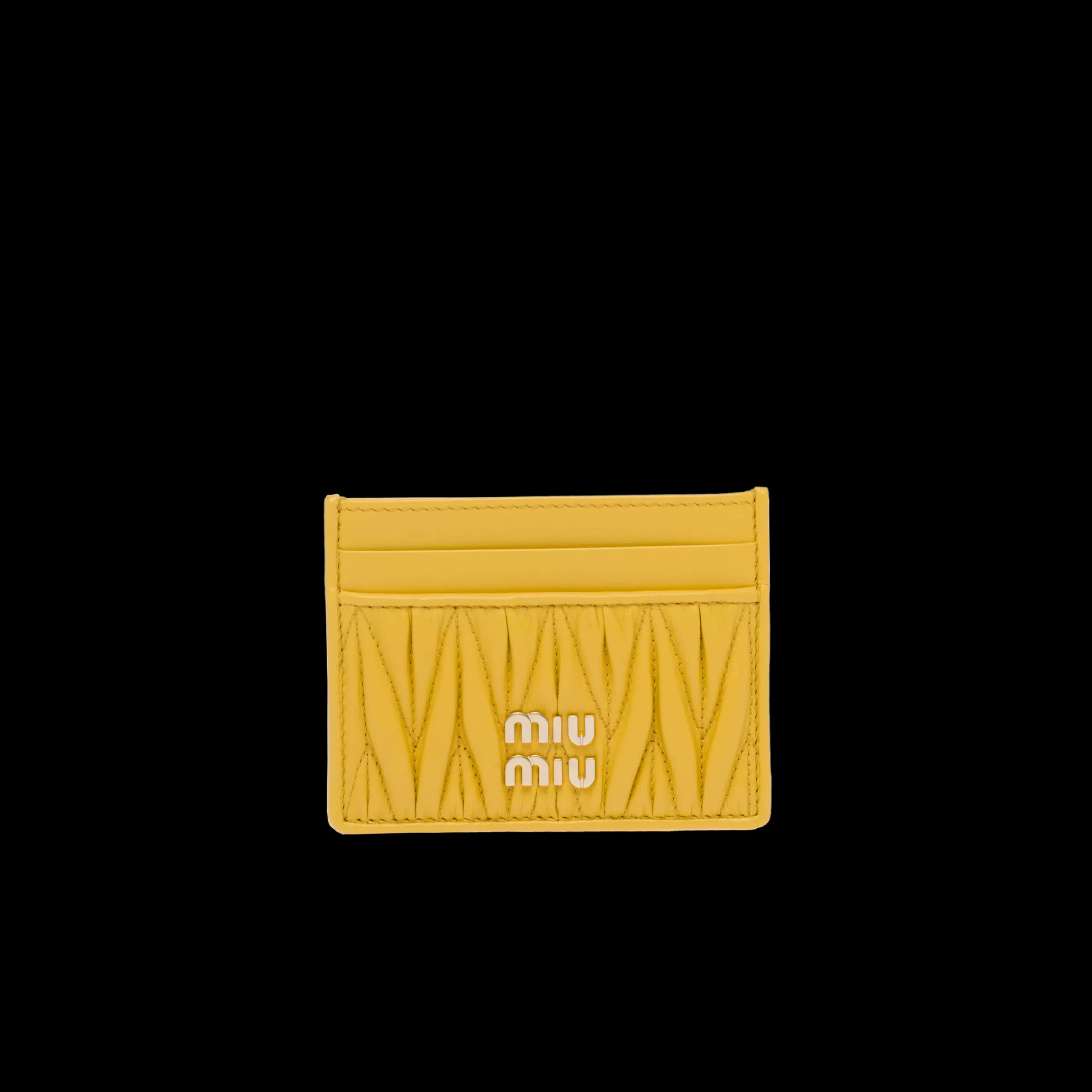 Miu Miu Matelassé Nappa Leather Card Holder |