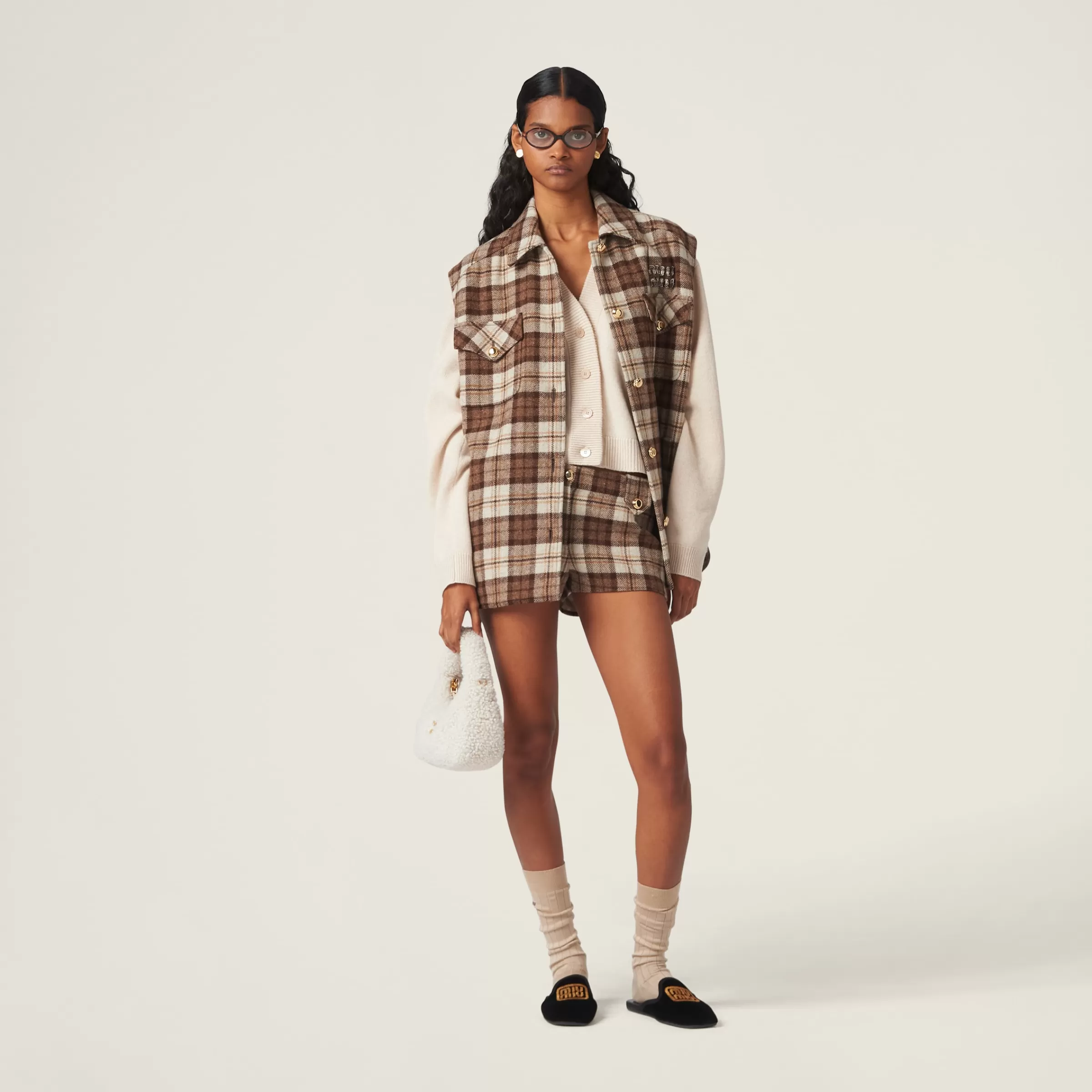 Miu Miu Cashmere And Silk Knit Cardigan |