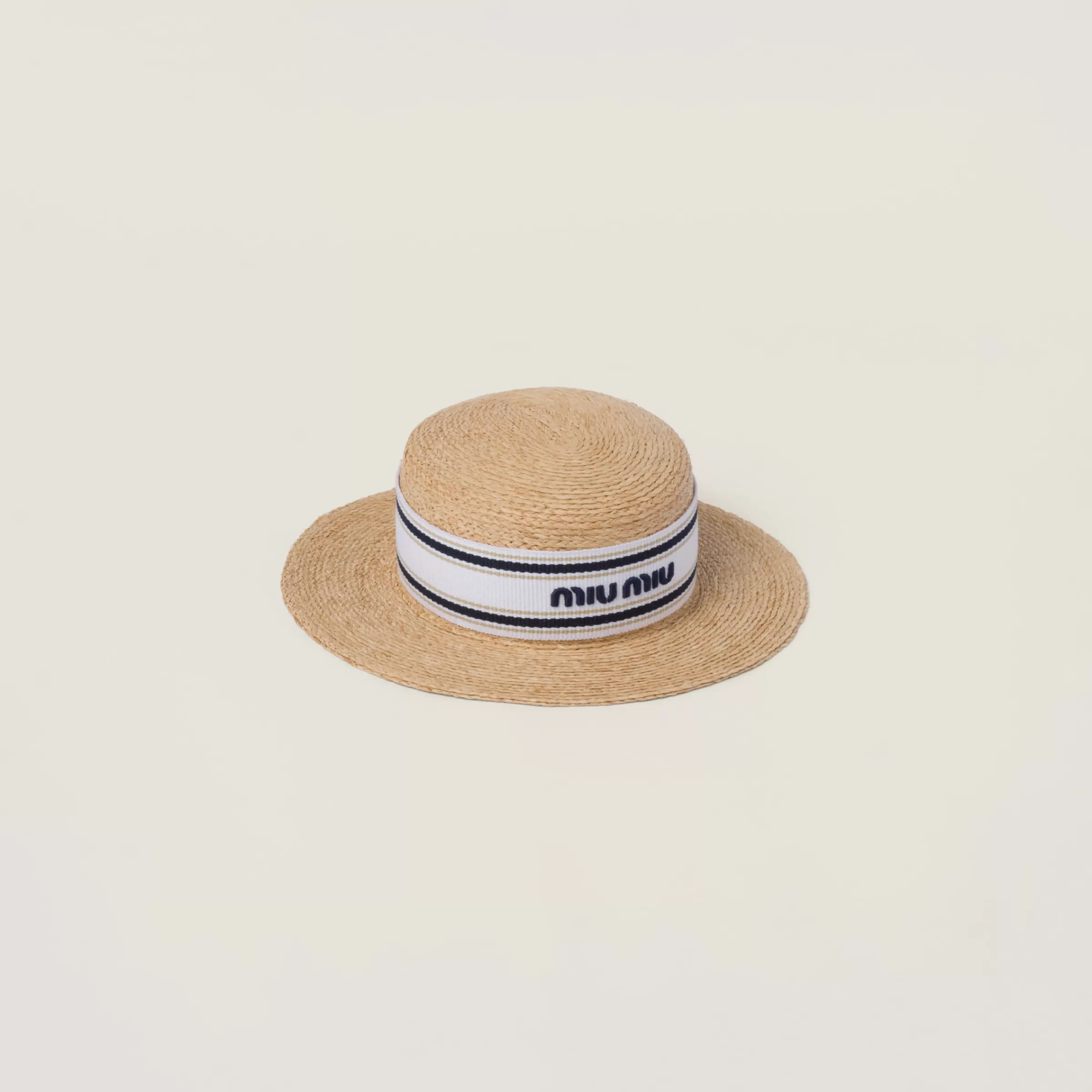 Miu Miu Woven Fabric Hat |