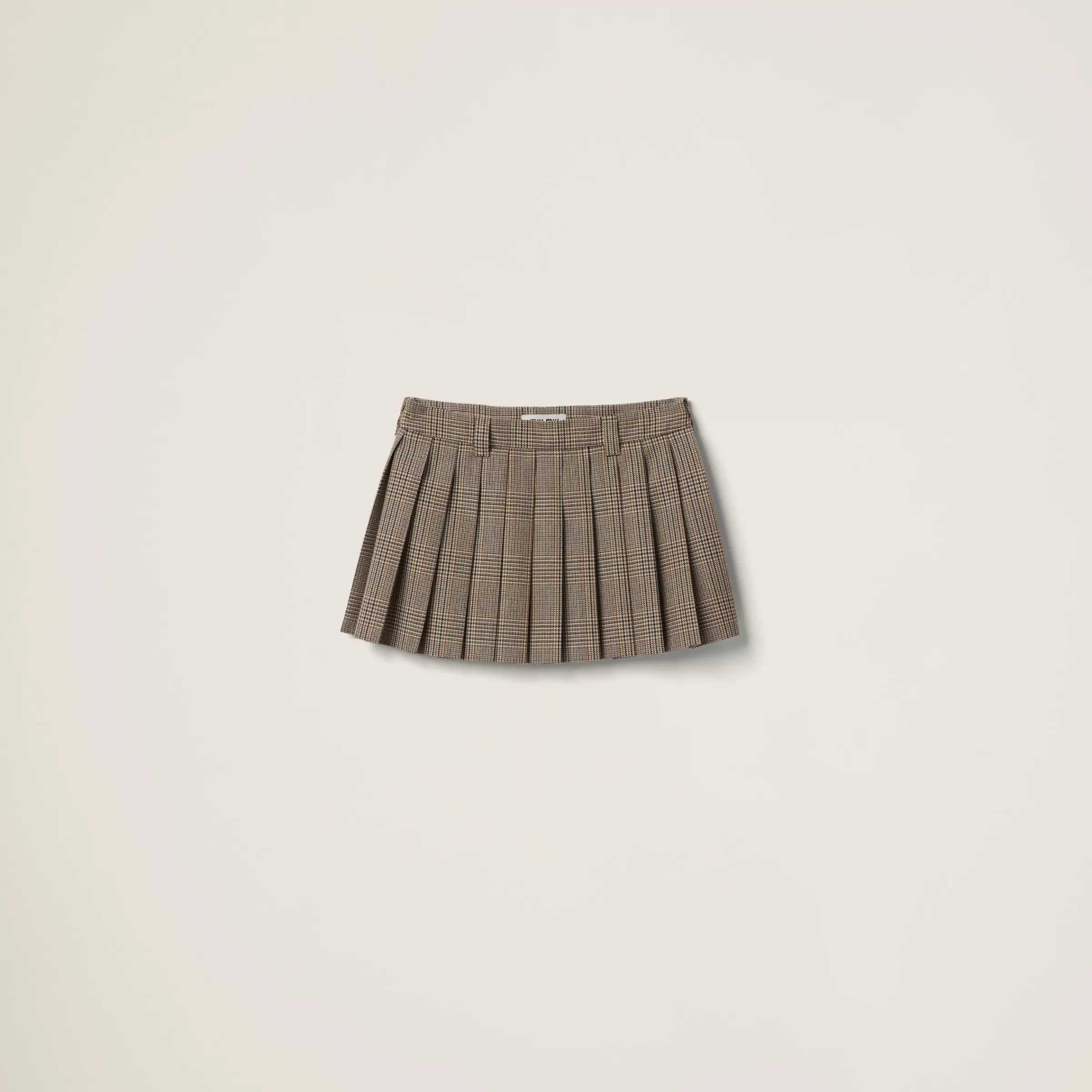 Miu Miu Prince Of Wales Check Skirt |