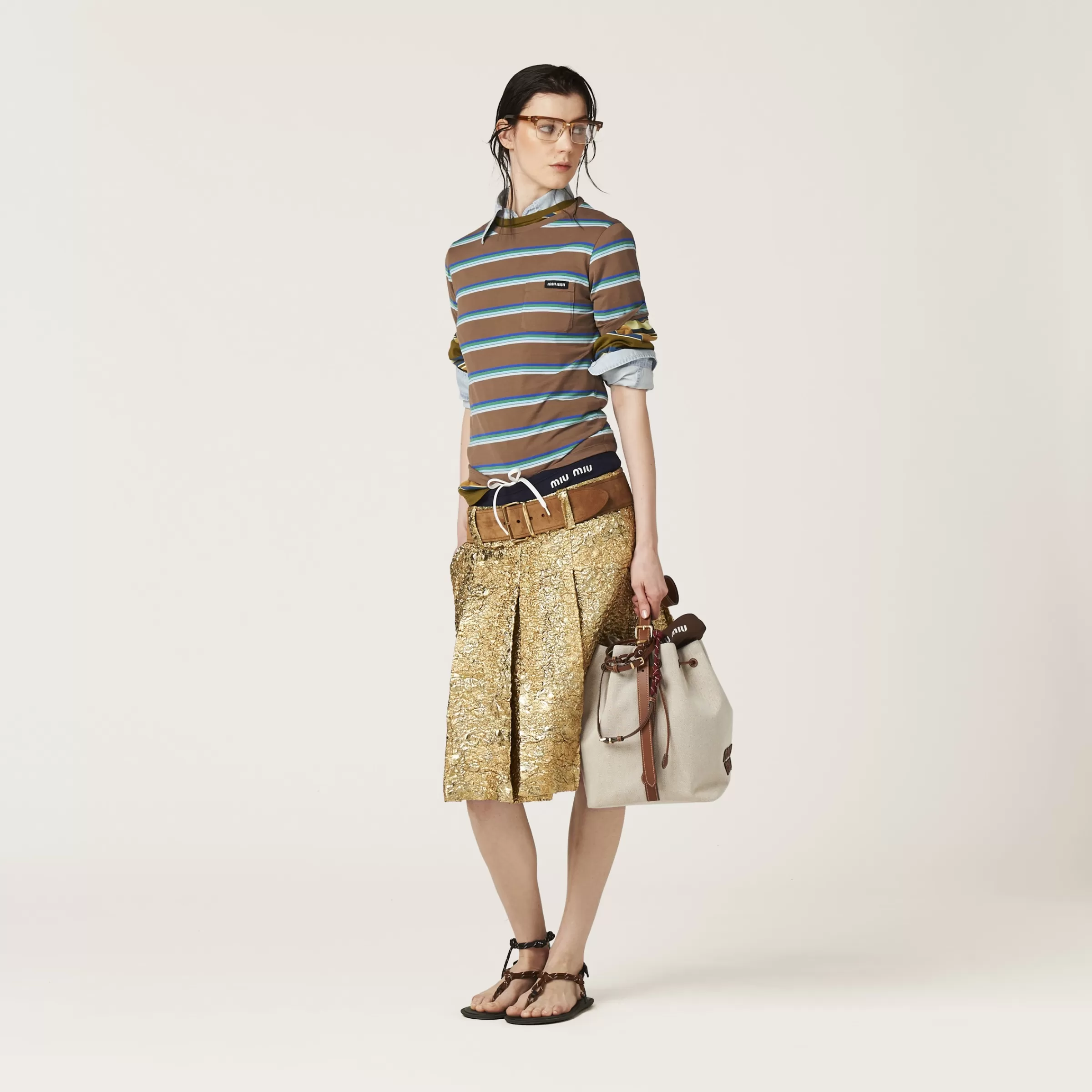 Miu Miu Jersey T-shirt |