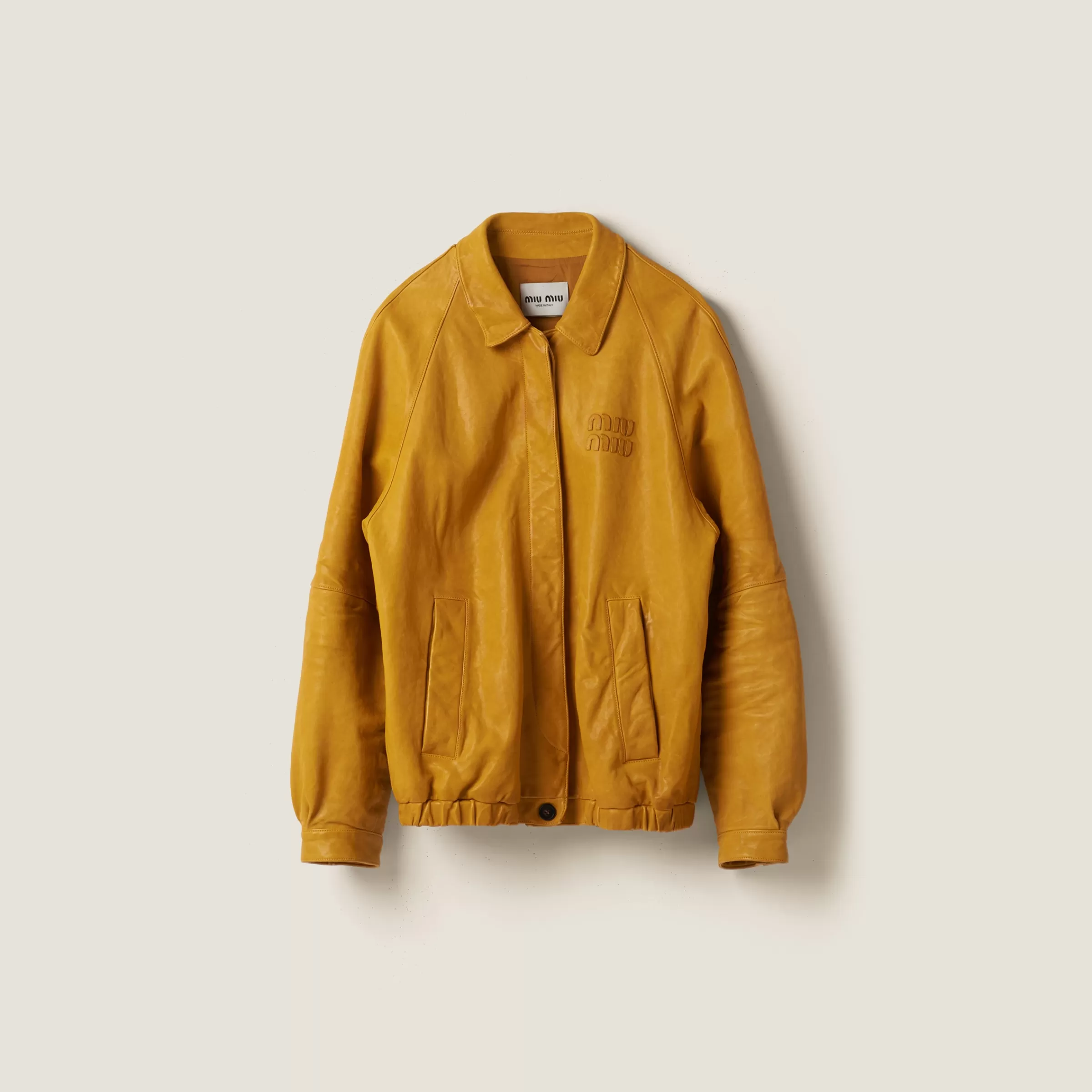 Miu Miu Nappa Leather Jacket |
