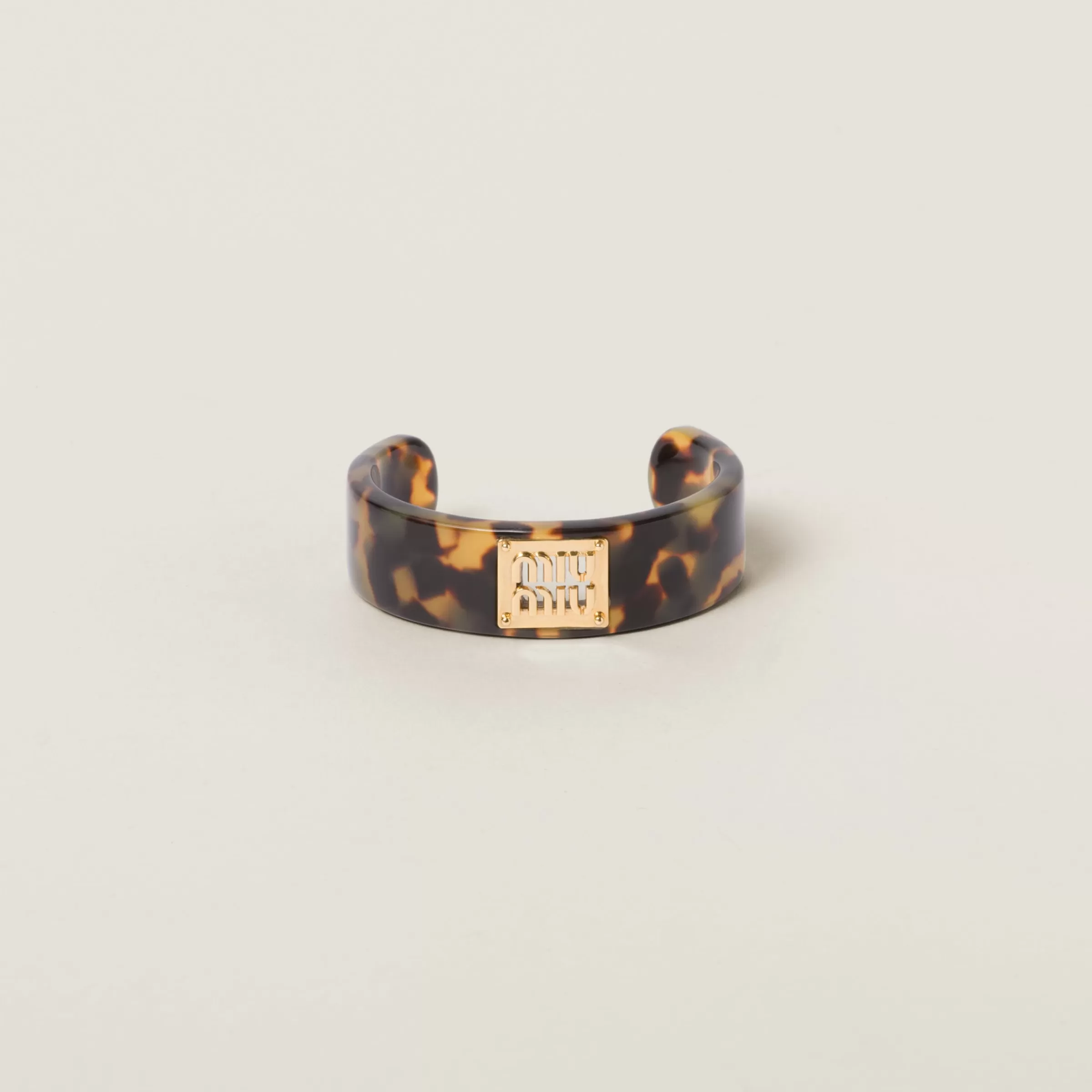 Miu Miu Plexiglass And Metal Bracelet |