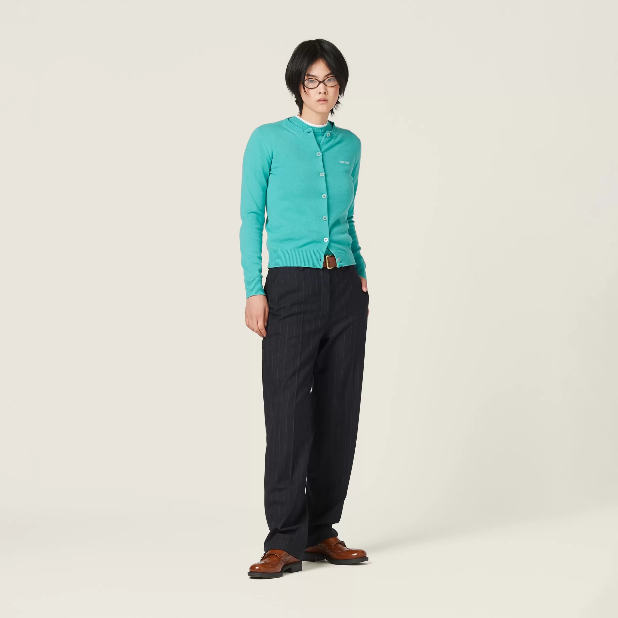 Miu Miu Cashmere Knit Cardigan |