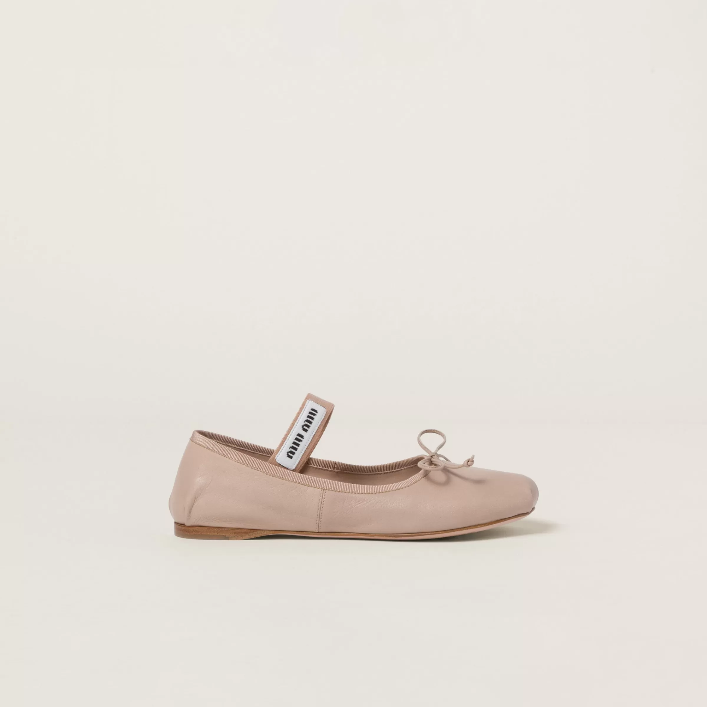 Miu Miu Leather Ballerinas |