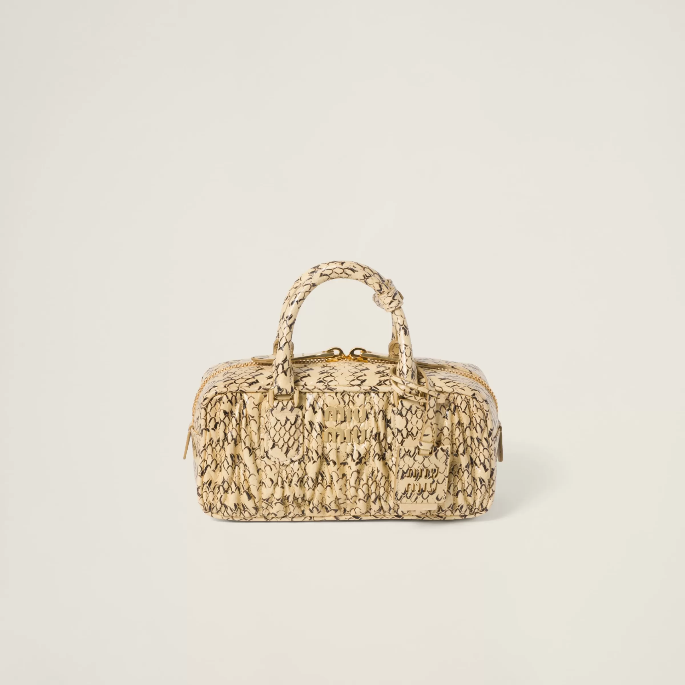 Miu Miu Arcadie Whips-print Ayers Snakeskin Bag |