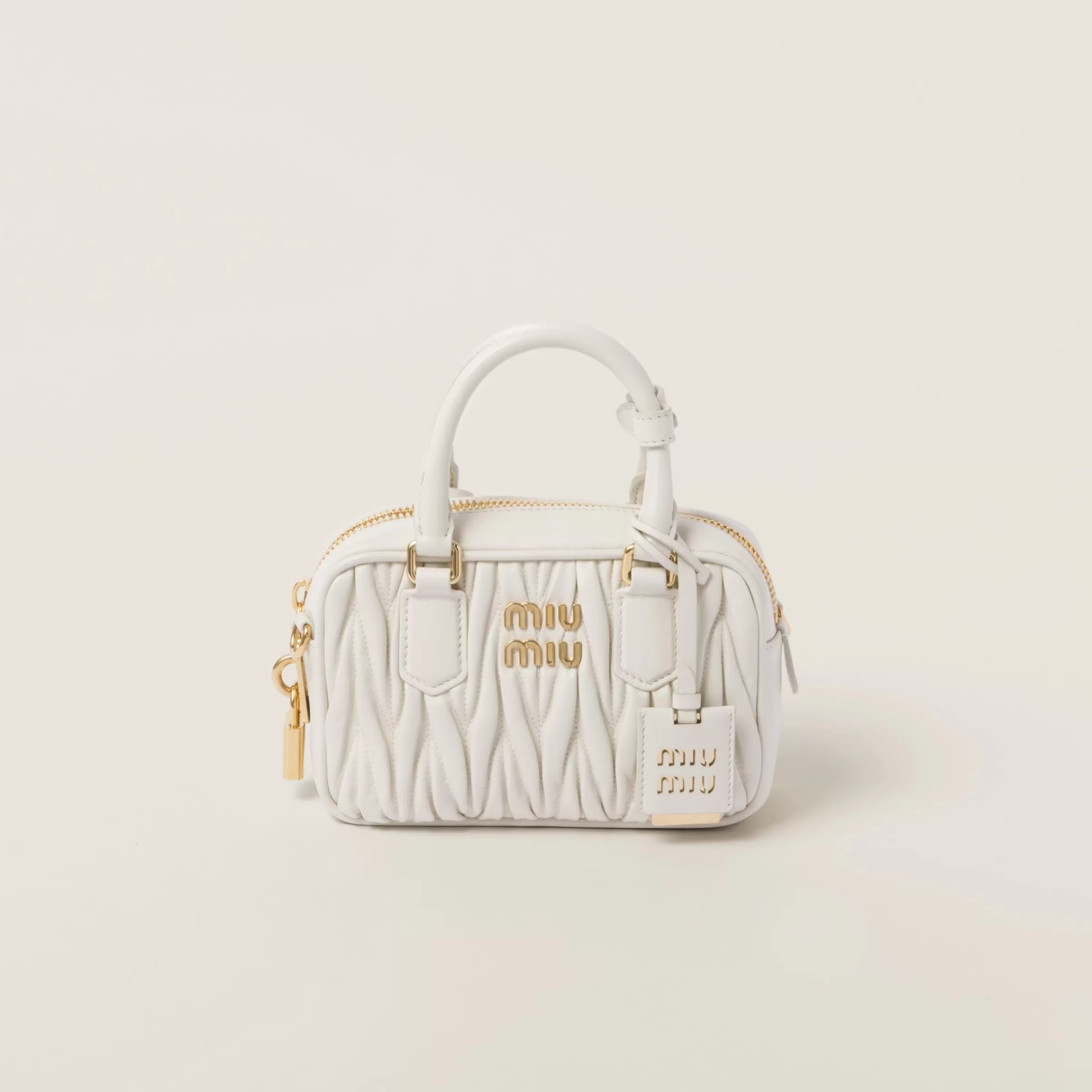 Miu Miu Arcadie Matelassé Nappa Leather Bag |