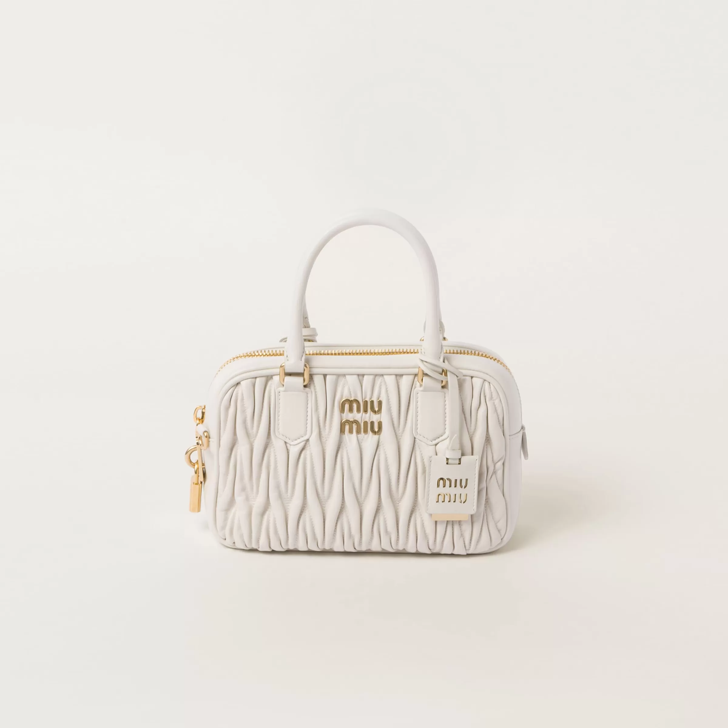 Miu Miu Arcadie Matelassé Nappa Leather Bag |