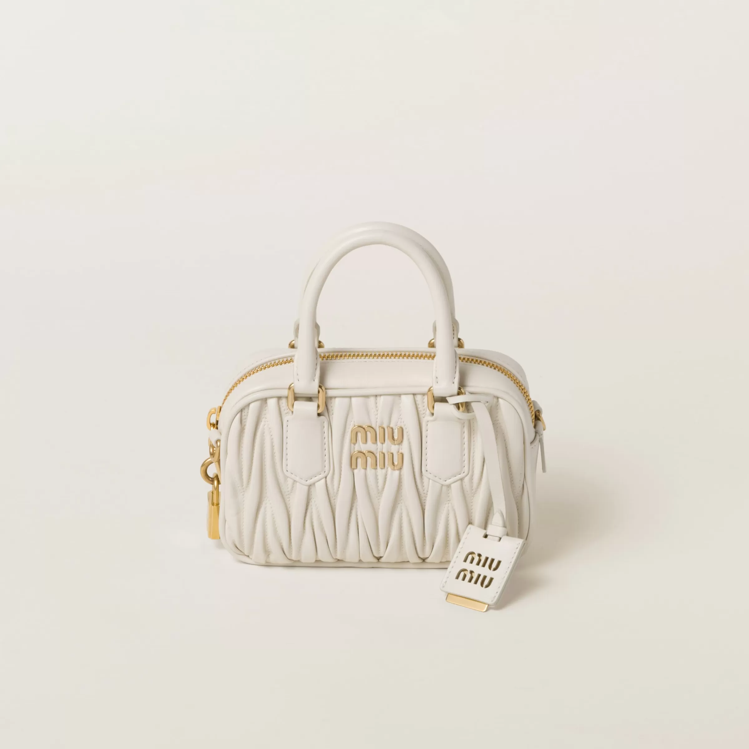 Miu Miu Arcadie Matelassé Nappa Leather Bag |