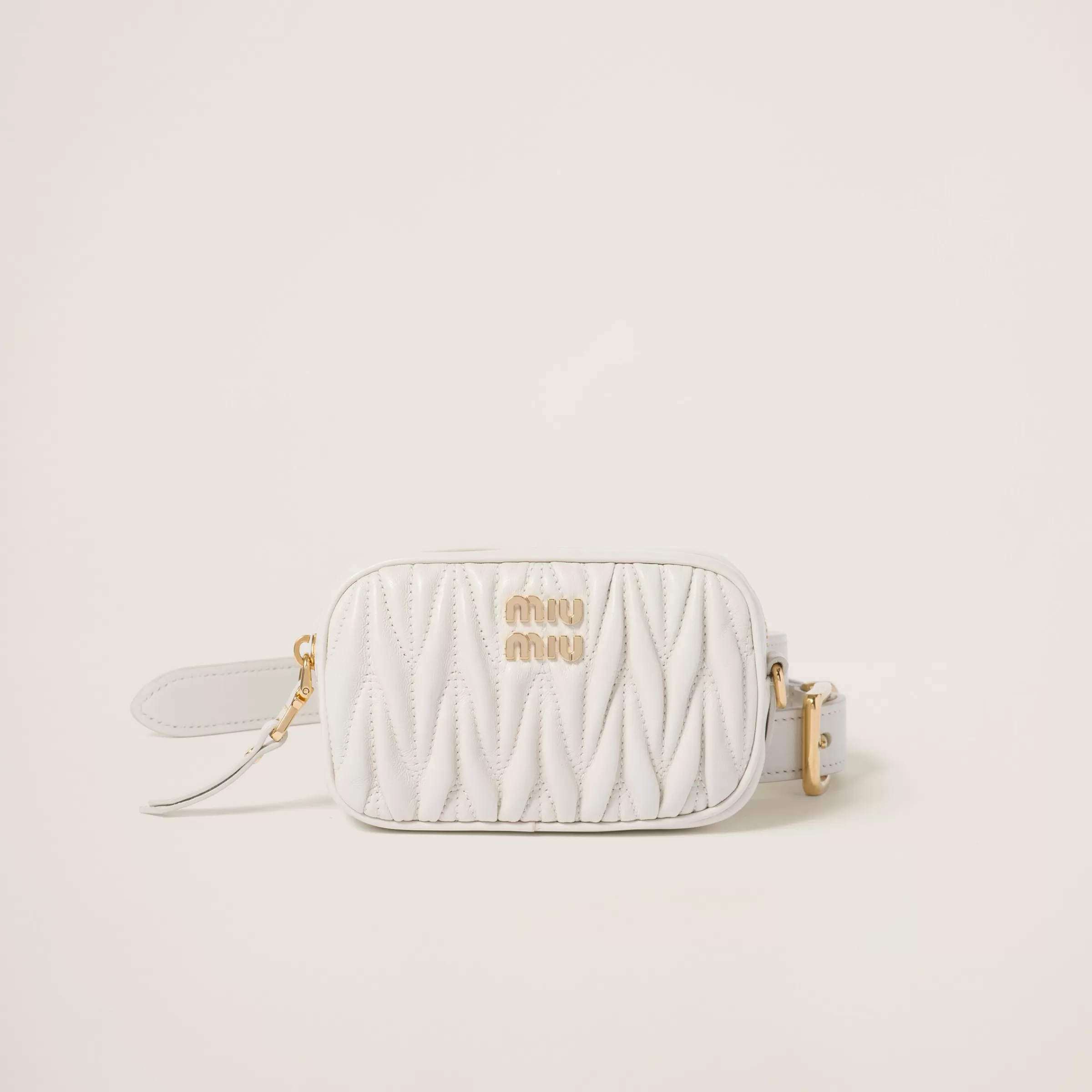 Miu Miu Belt With Matelassé Pouch |