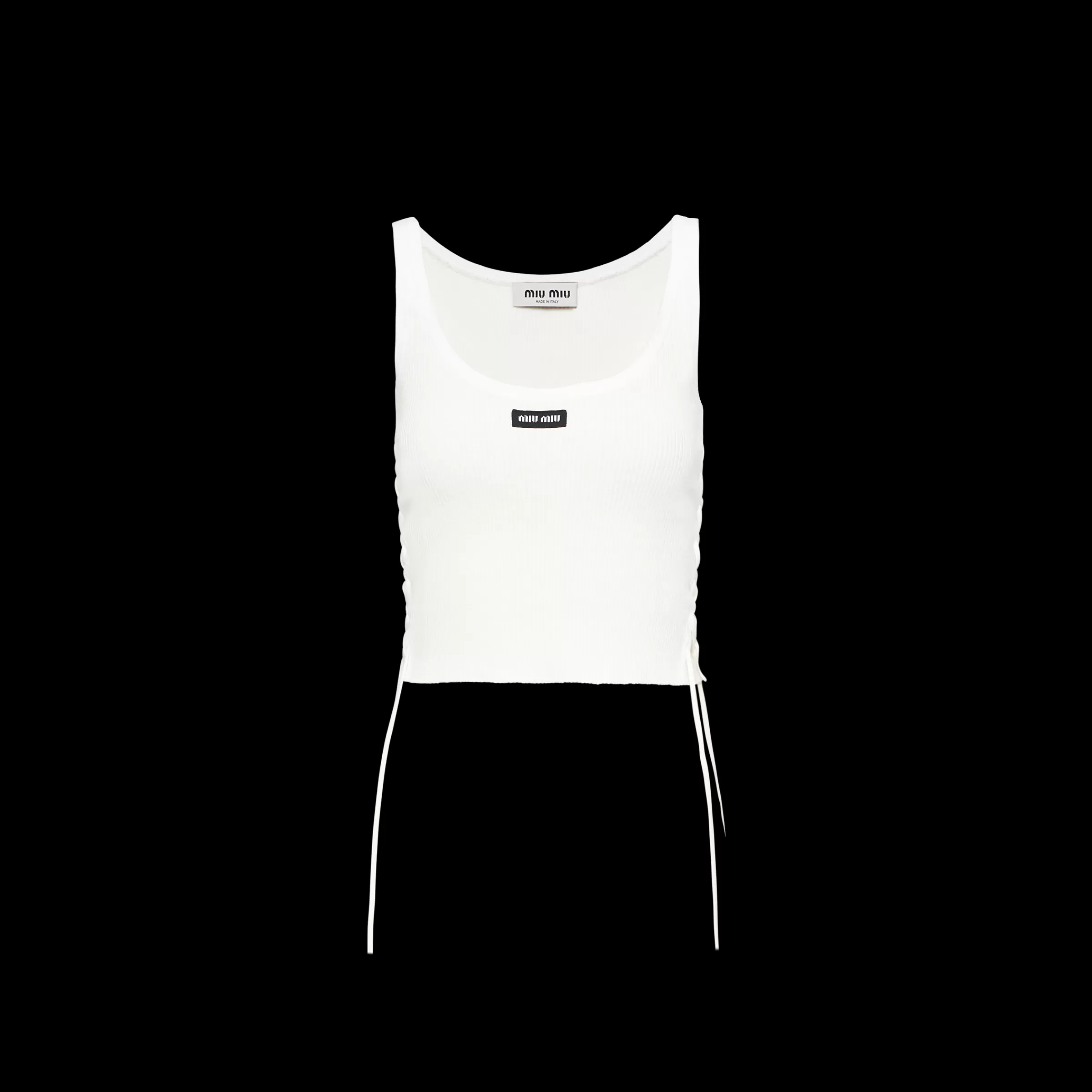 Miu Miu Cotton Jersey Tank Top |