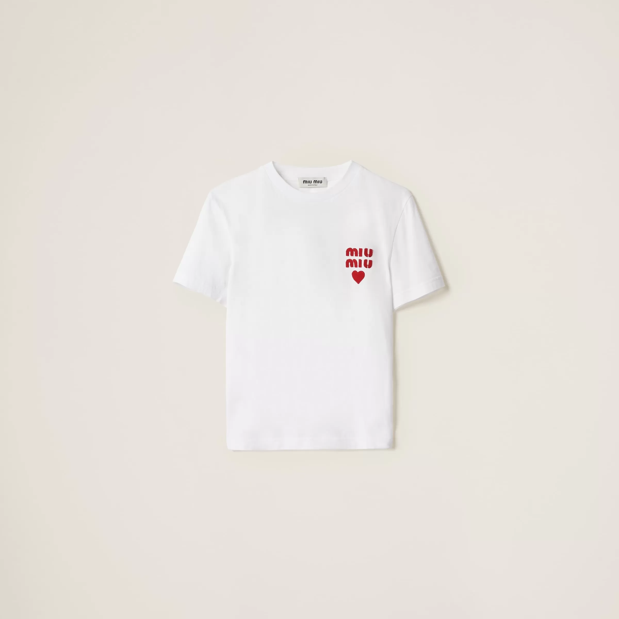 Miu Miu Cotton Jersey T-shirt |