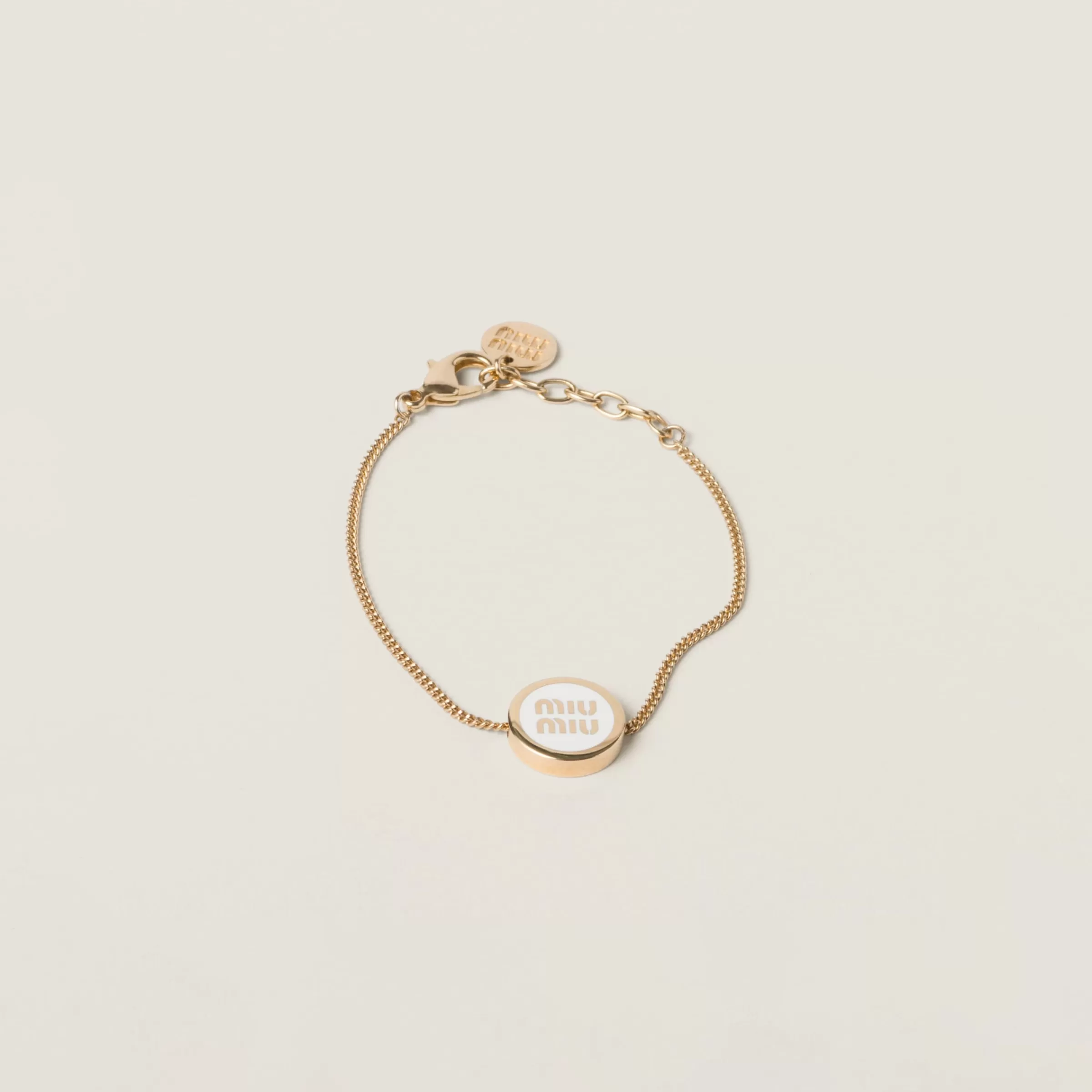 Miu Miu Enameled Metal Bracelet |