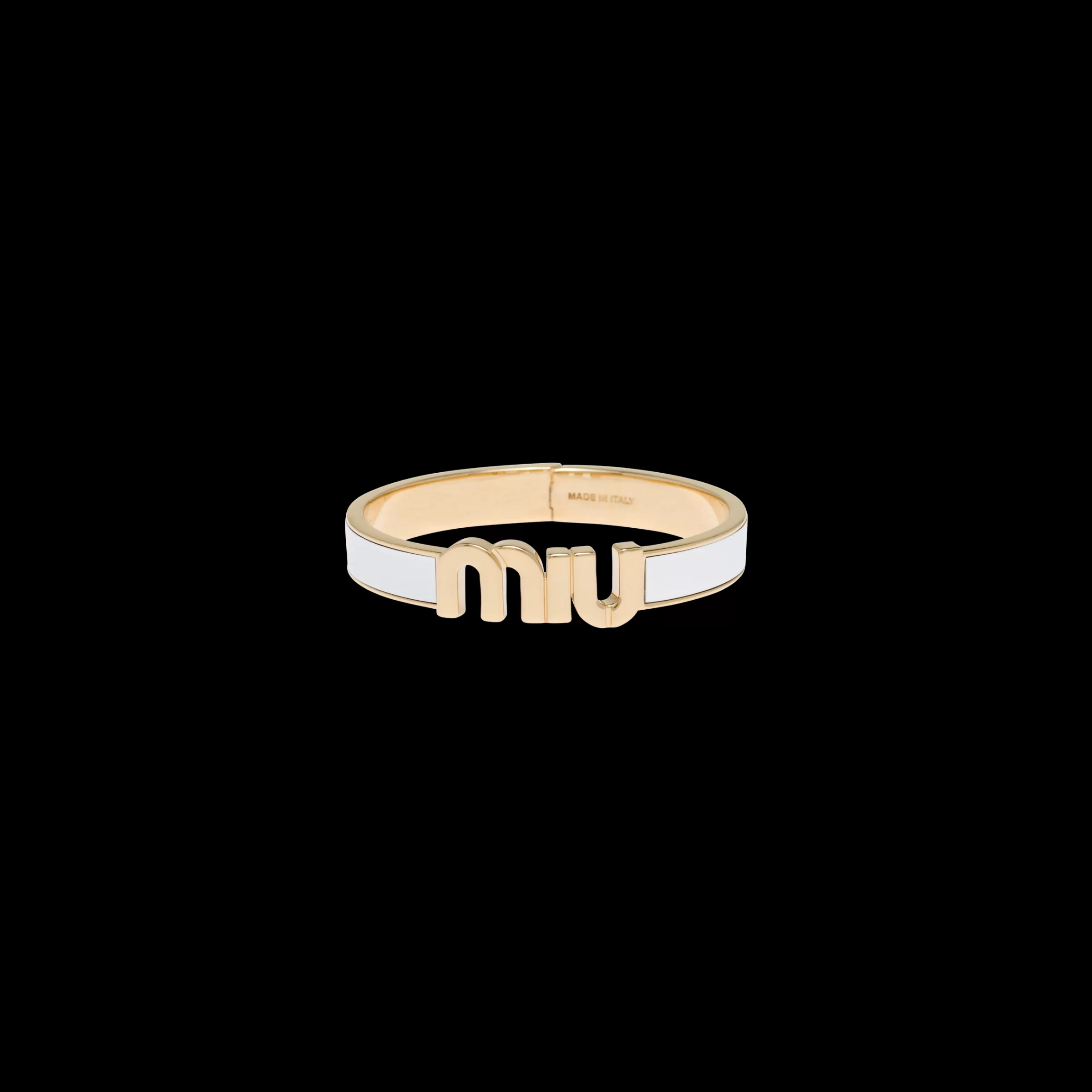 Miu Miu Enameled Metal Bracelet |