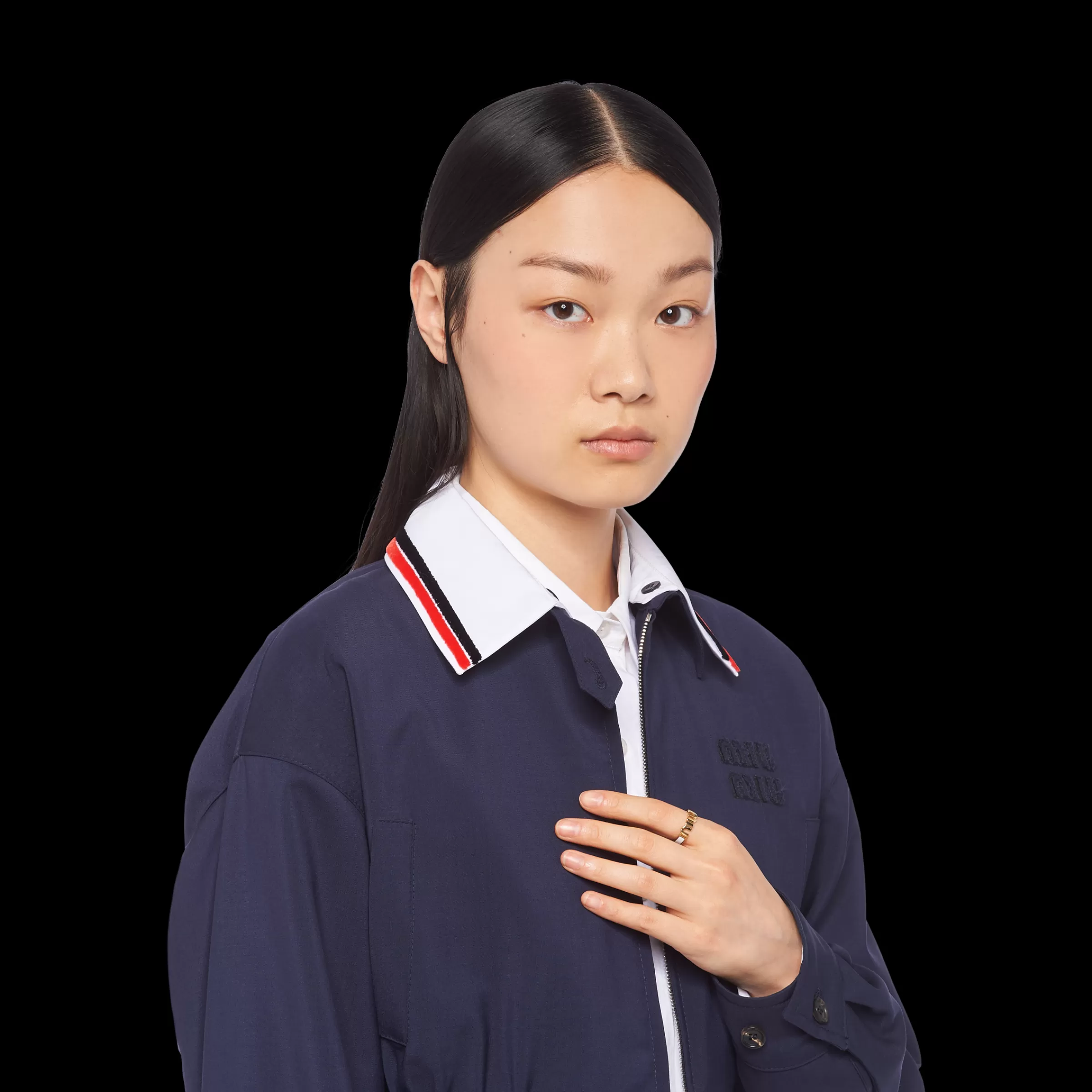 Miu Miu Enameled Metal Ring |