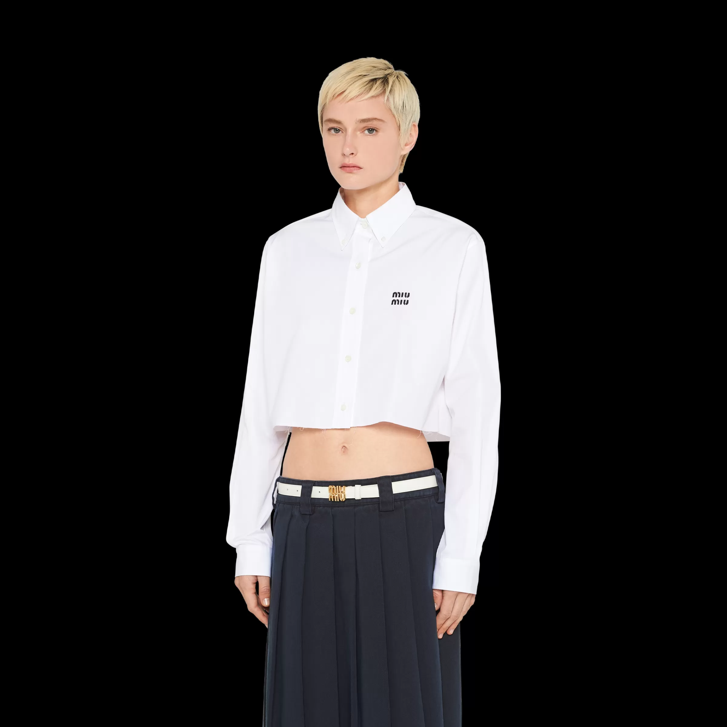 Miu Miu Leather Belt |