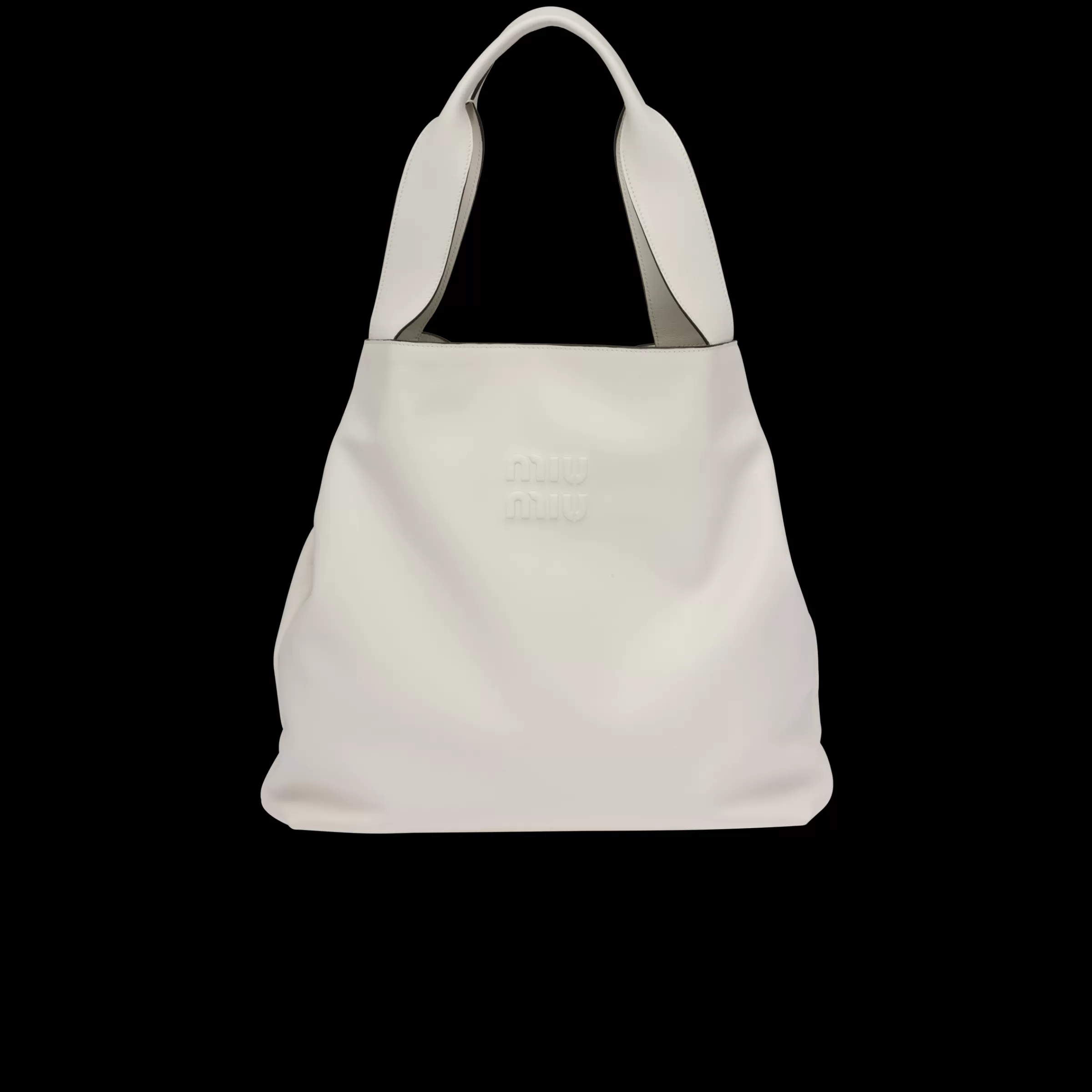 Miu Miu Leather Hobo Bag |