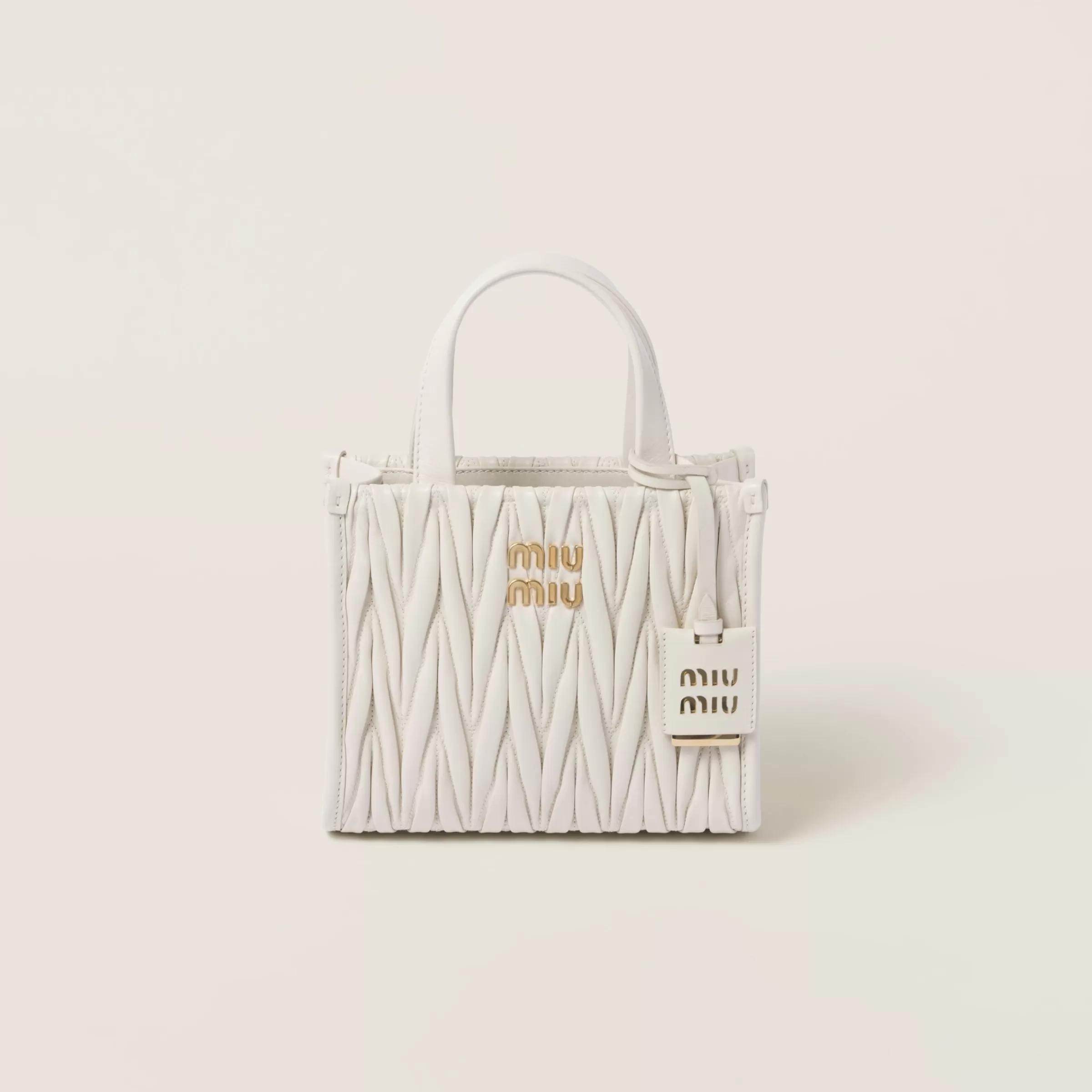 Miu Miu Matelassé Nappa Leather Handbag |