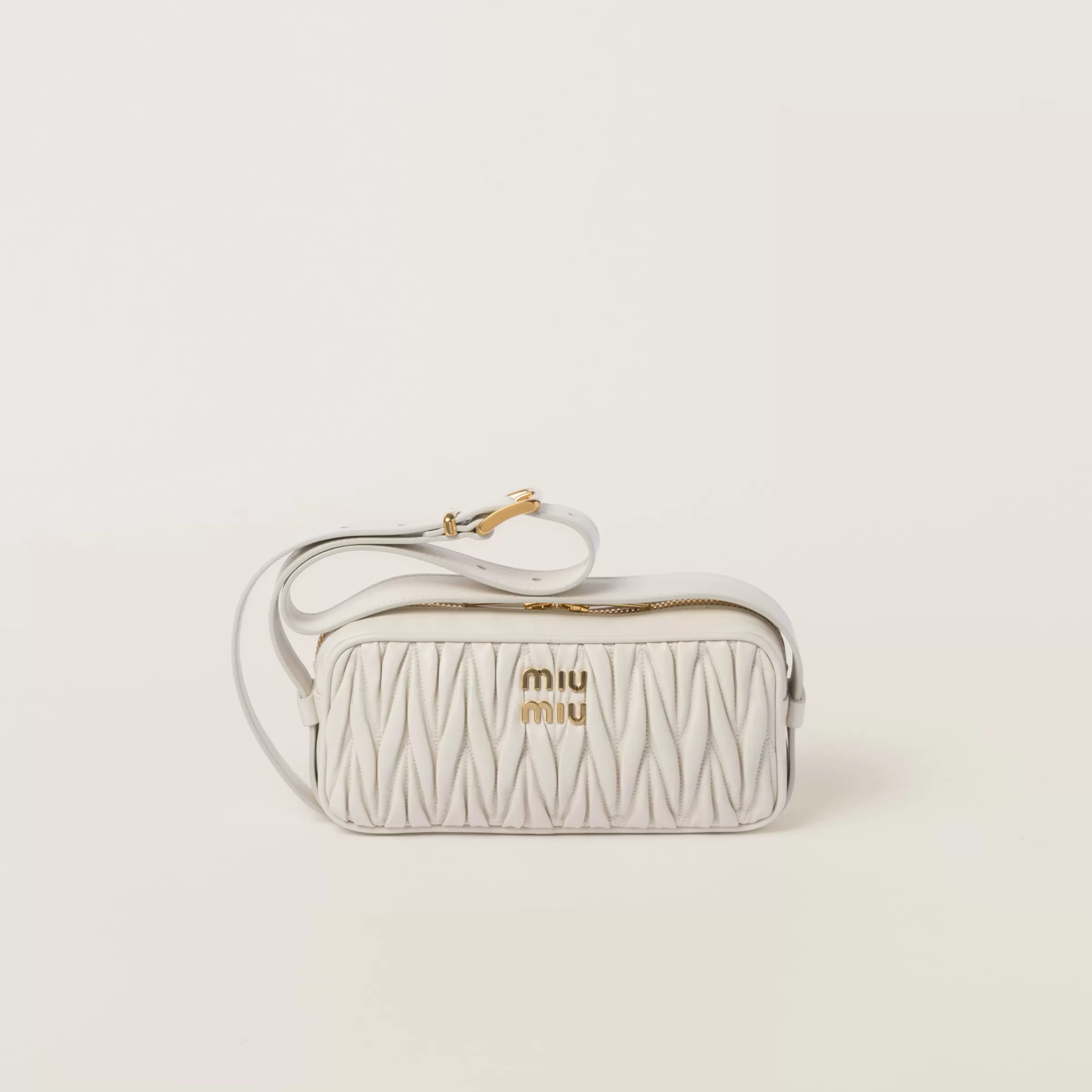 Miu Miu Matelassé Nappa Leather Shoulder Bag |