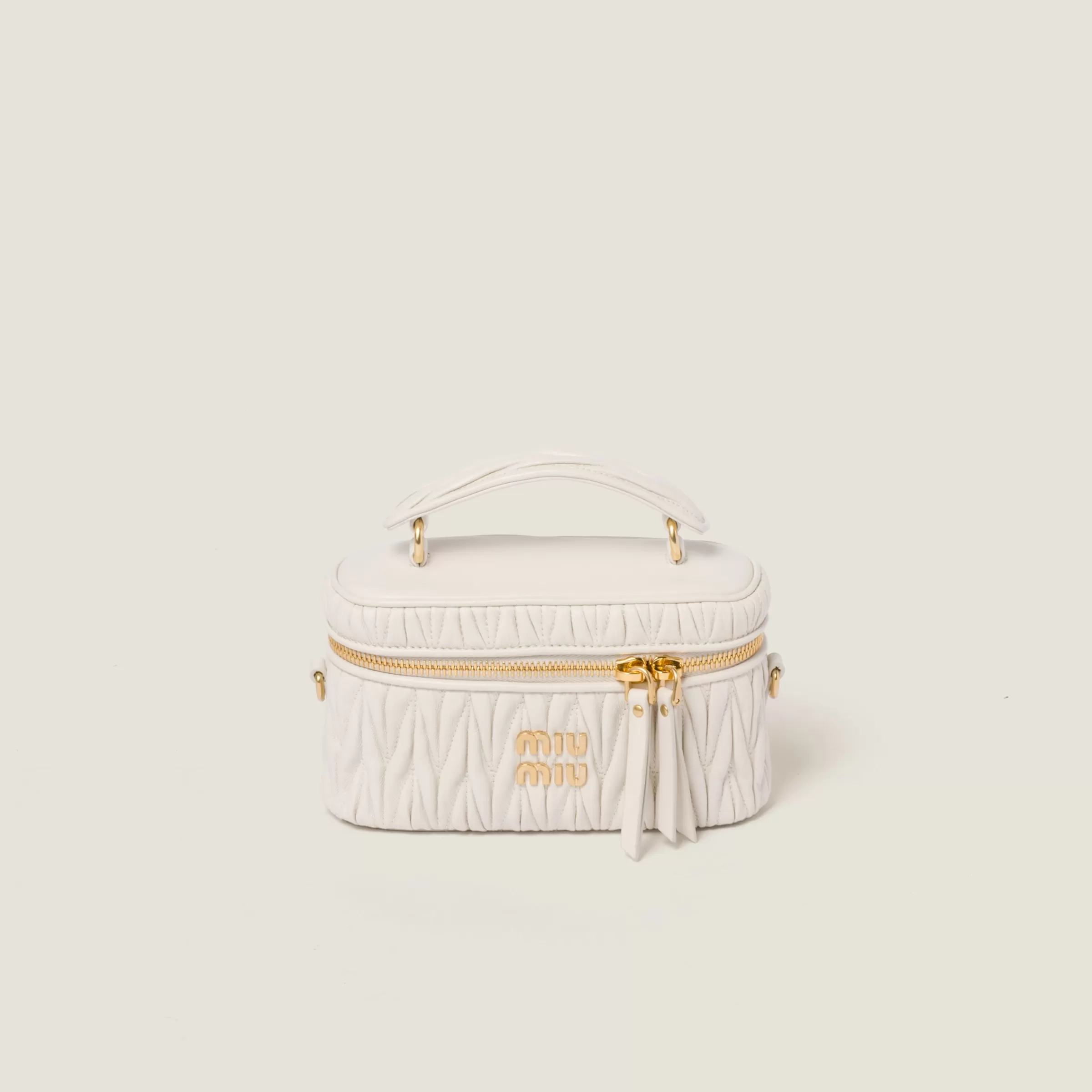 Miu Miu Matelassé Nappa Leather Shoulder Bag |