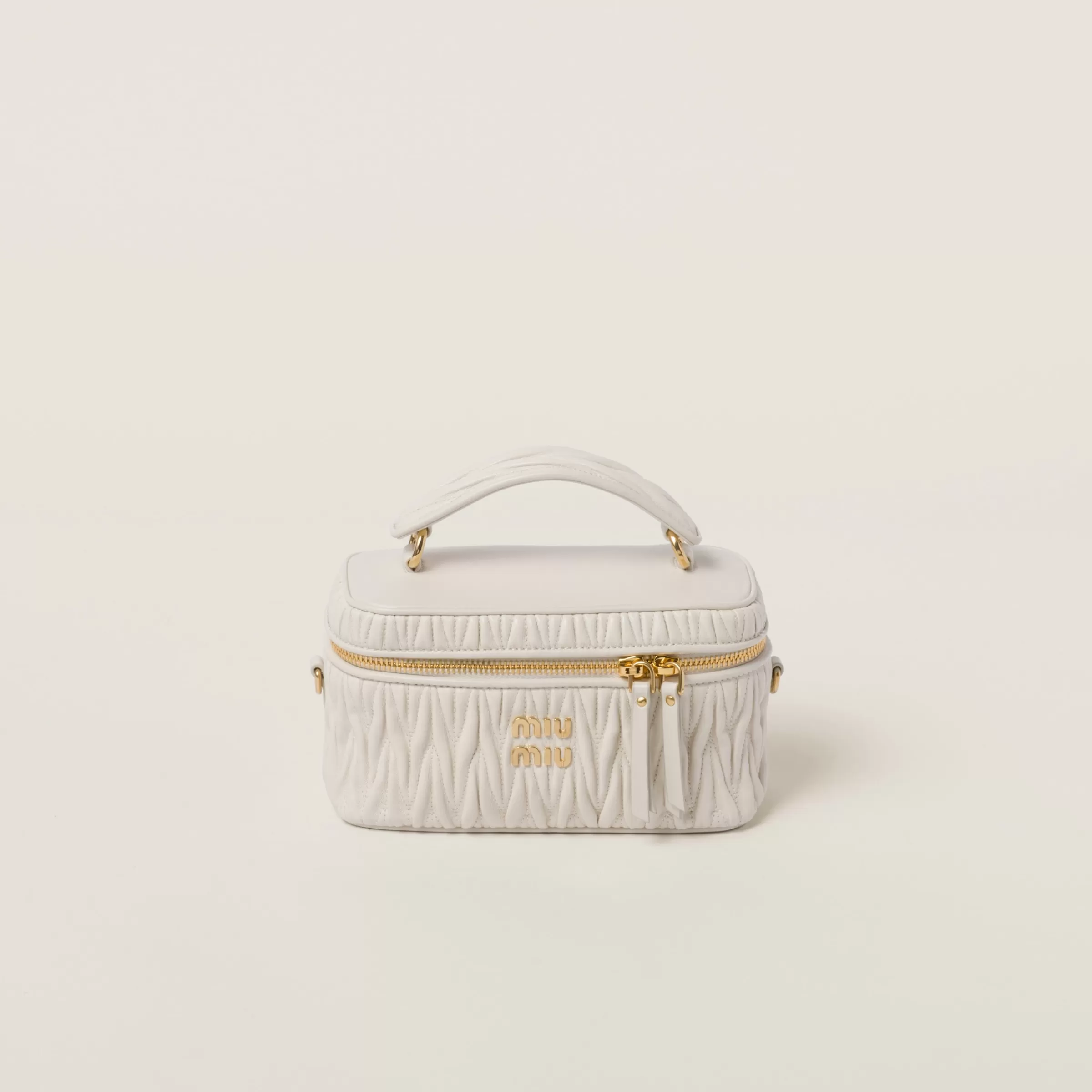 Miu Miu Matelassé Nappa Leather Shoulder Bag |