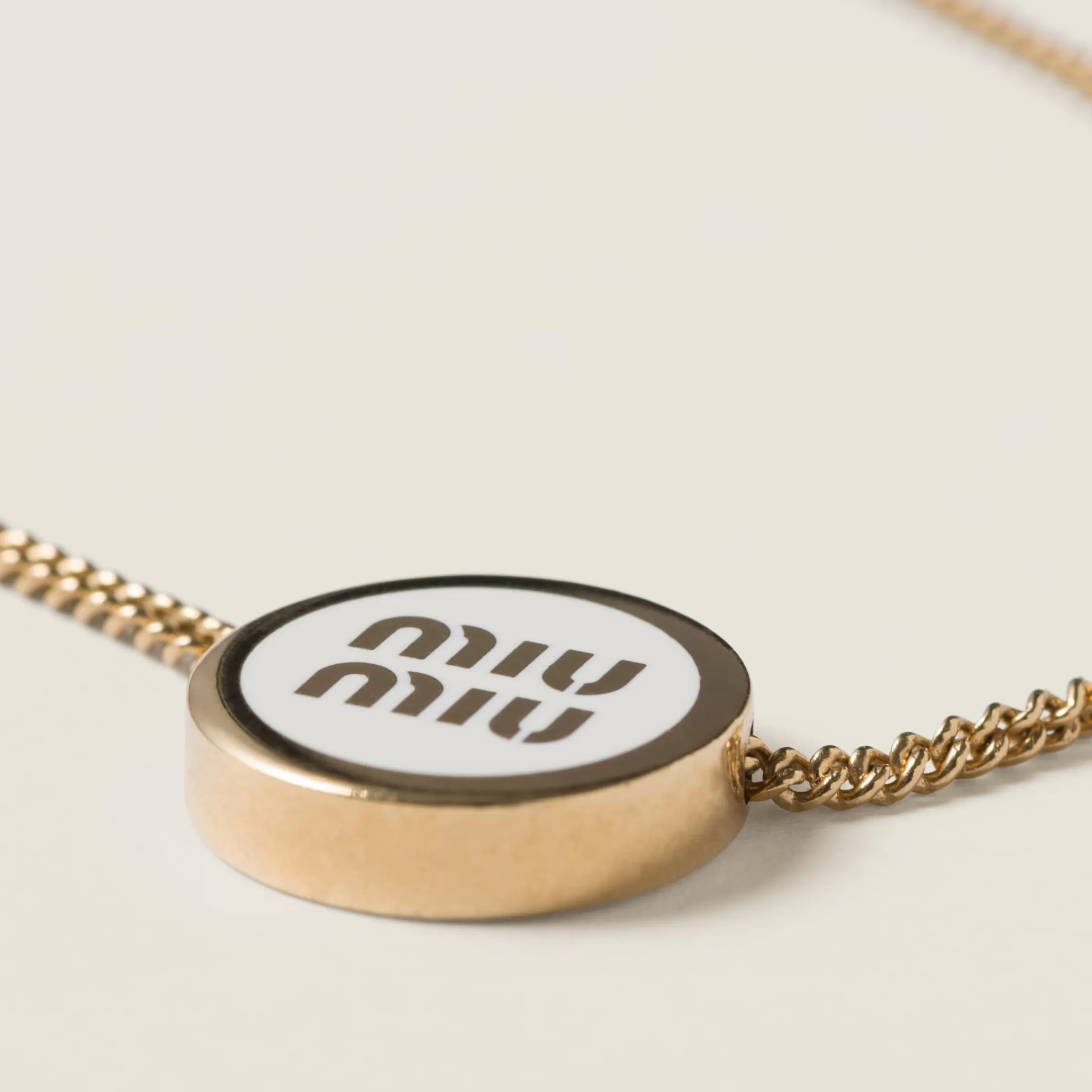 Miu Miu Metal Necklace |