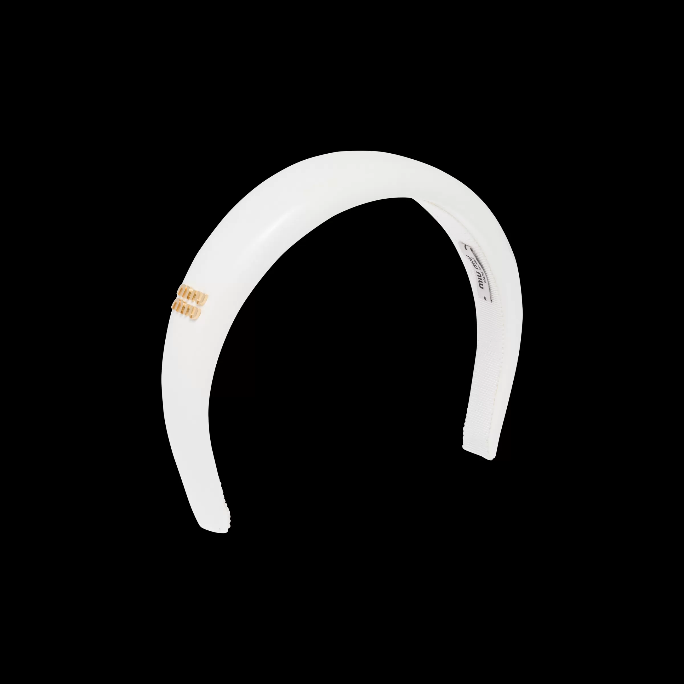 Miu Miu Patent Leather Headband |