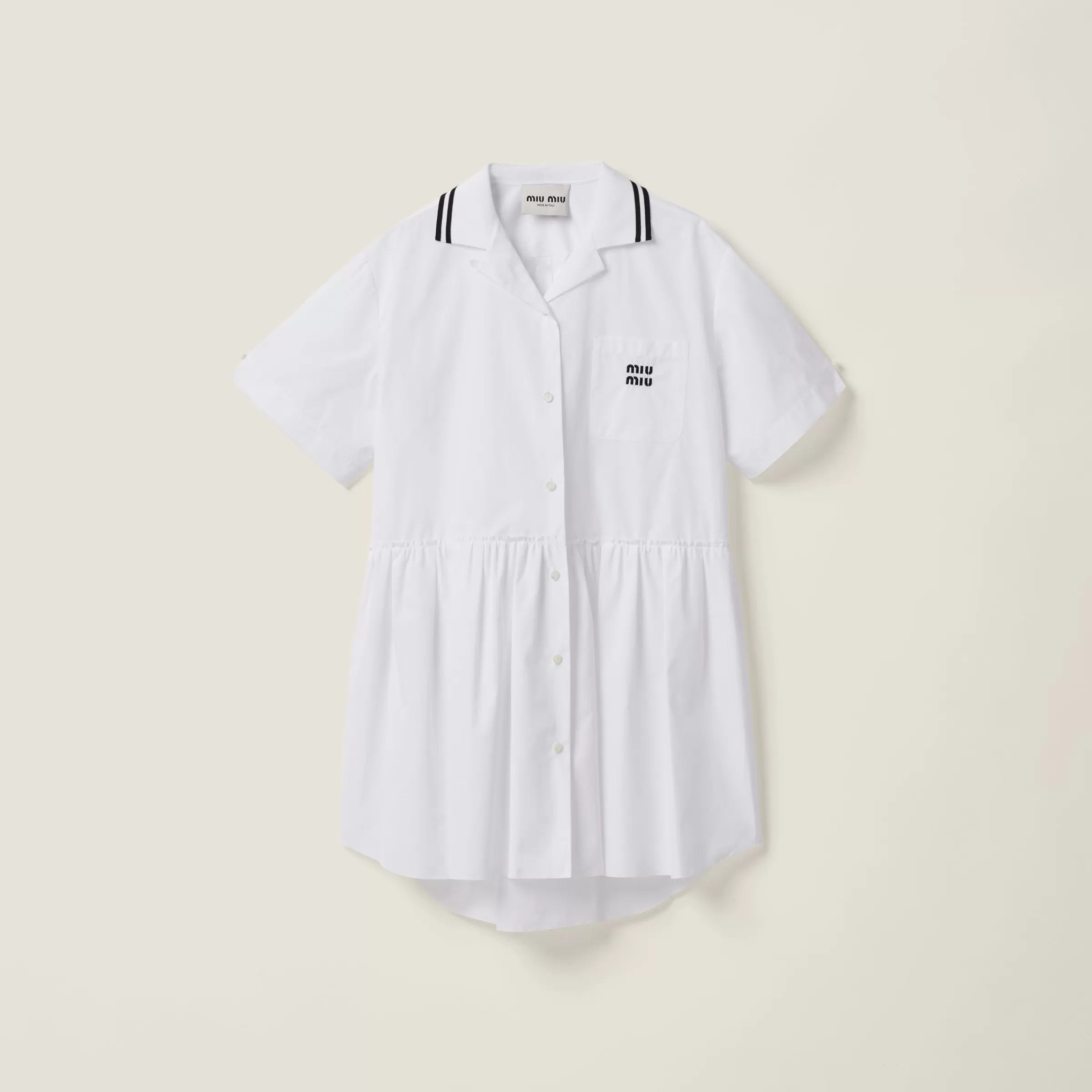 Miu Miu Poplin Mini-dress |
