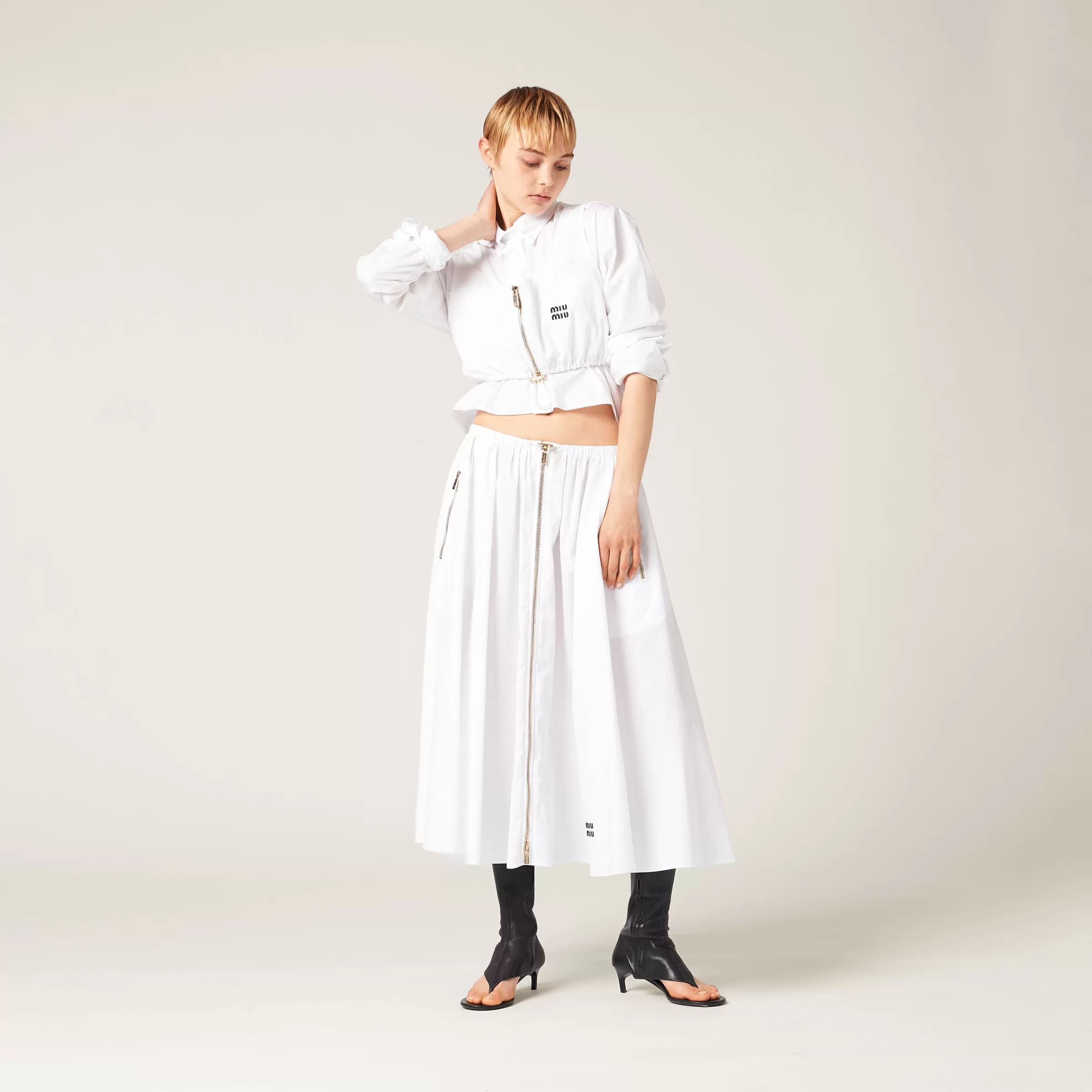 Miu Miu Poplin Top |