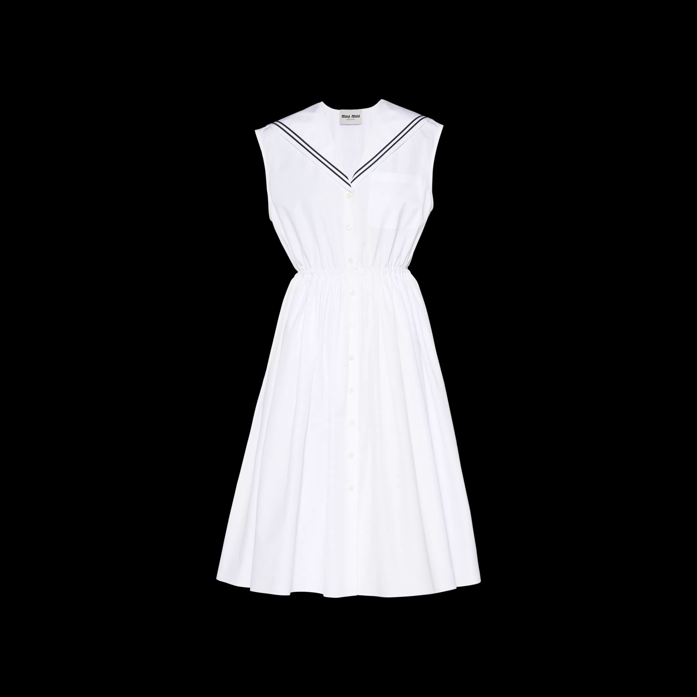 Miu Miu Sailor Poplin Dress |