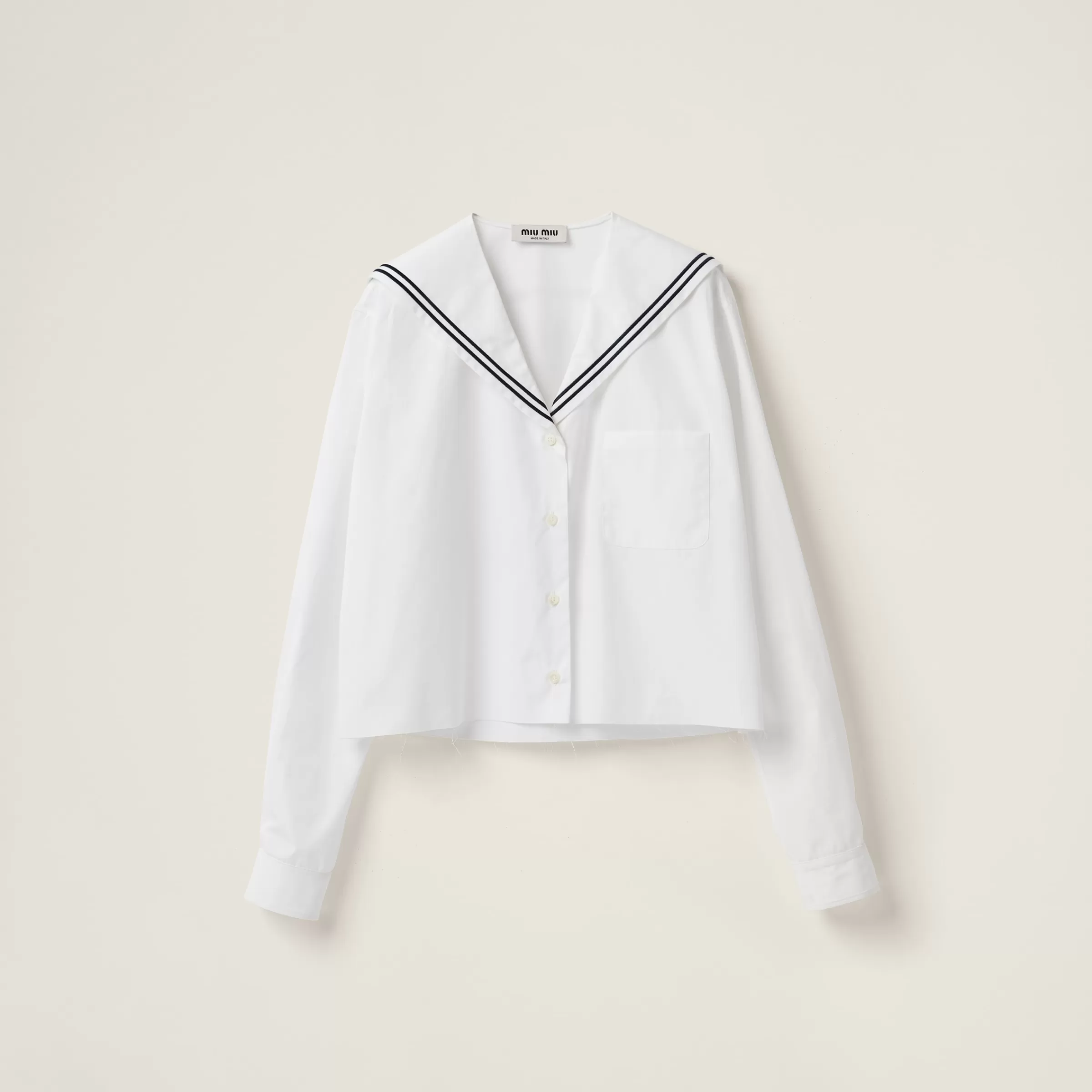 Miu Miu Sailor Poplin Shirt |