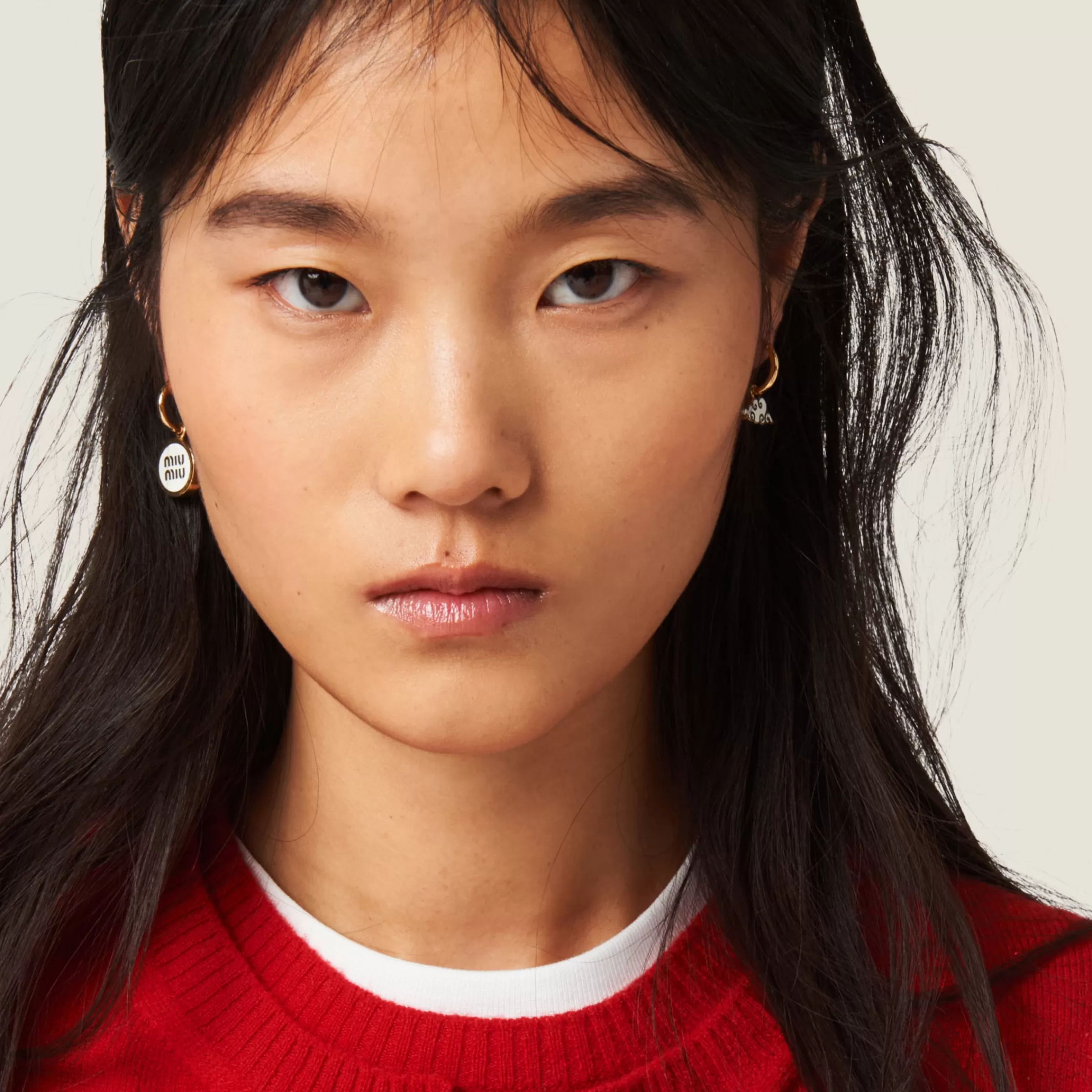 Miu Miu Set Of Metal Earrings |