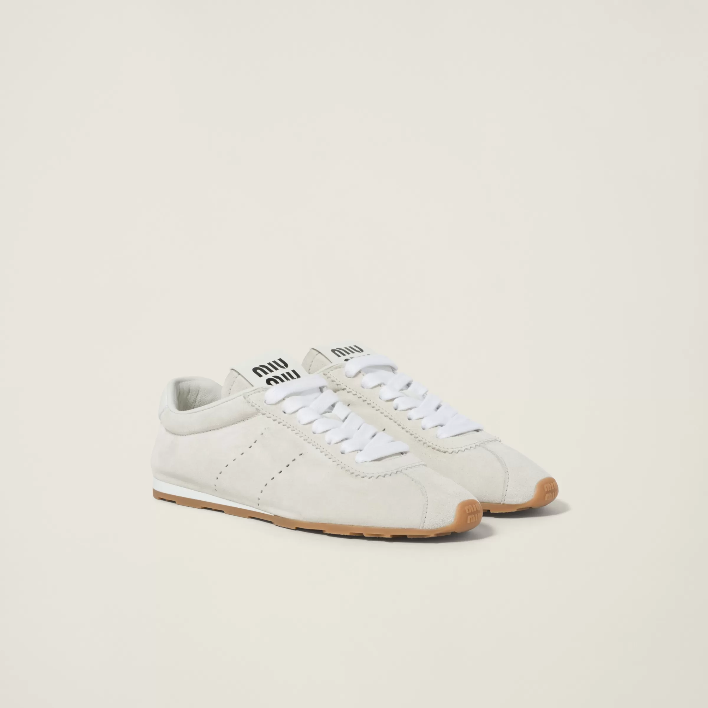 Miu Miu Suede Sneakers |