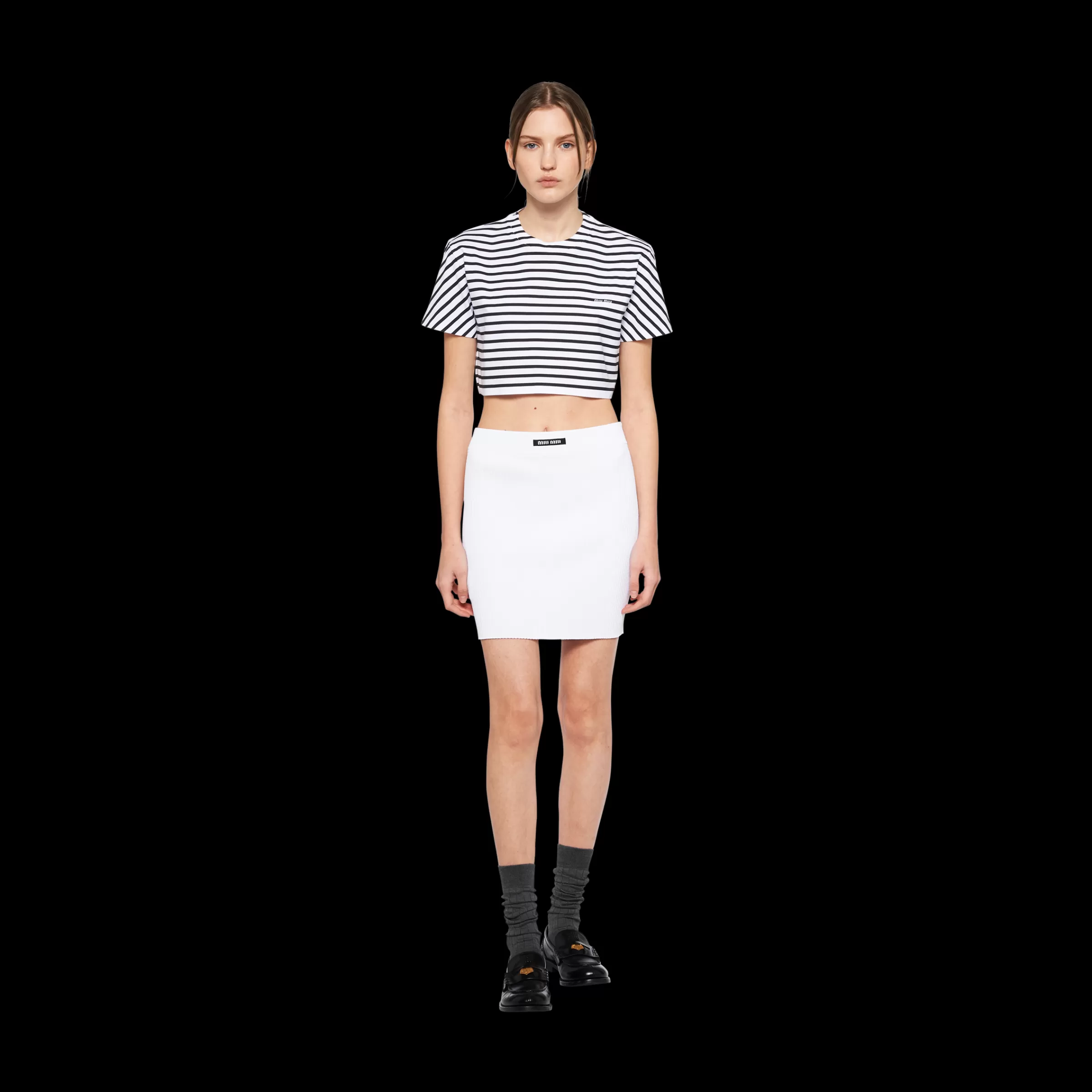 Miu Miu Viscose Miniskirt |