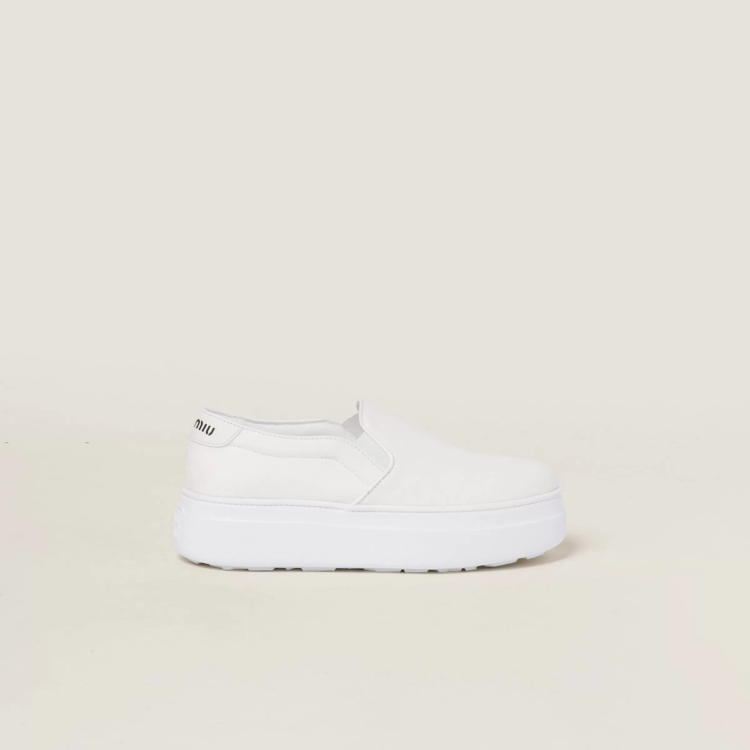 Miu Miu Washed Cotton Drill Sneakers |