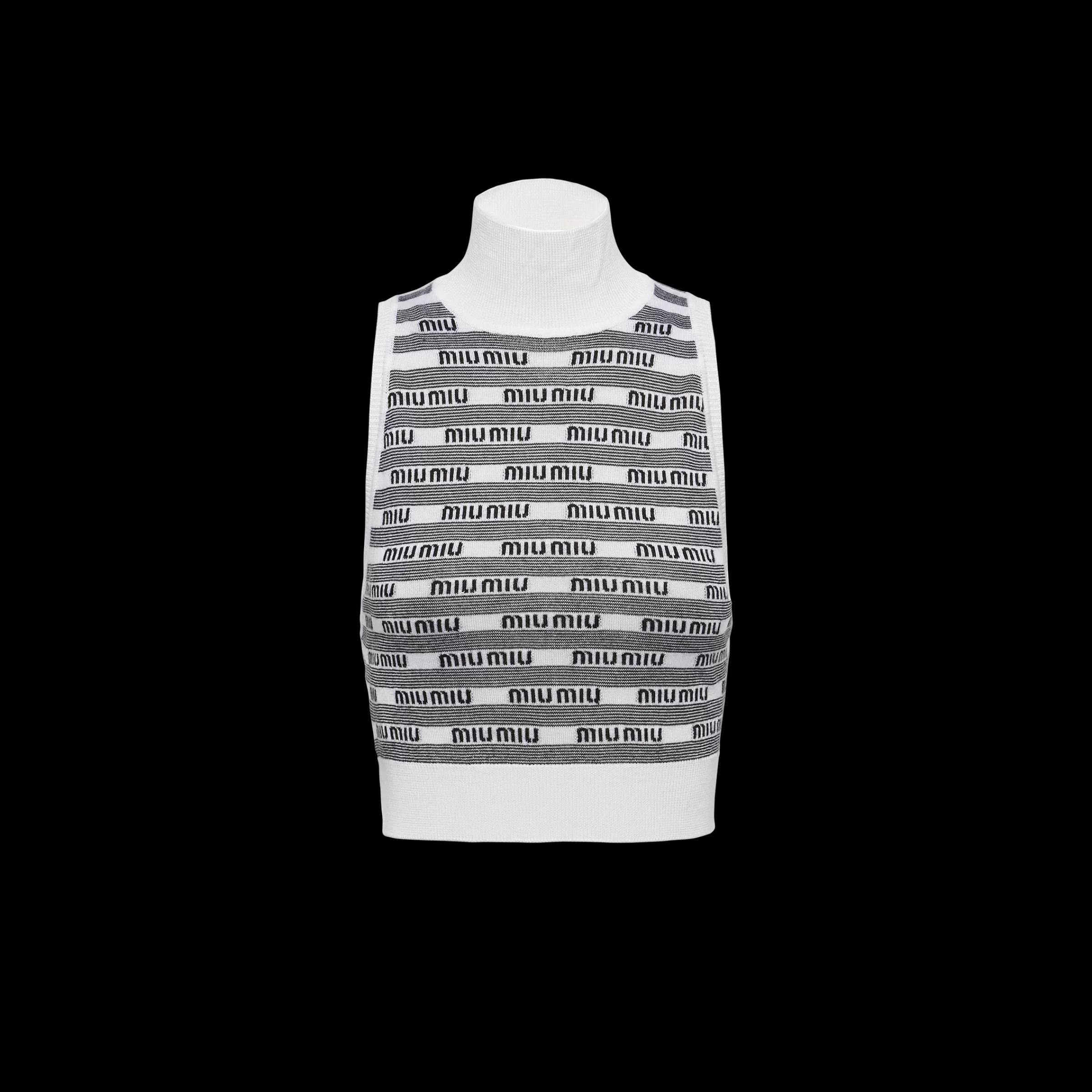 Miu Miu Cashmere And Silk Turtleneck Top |