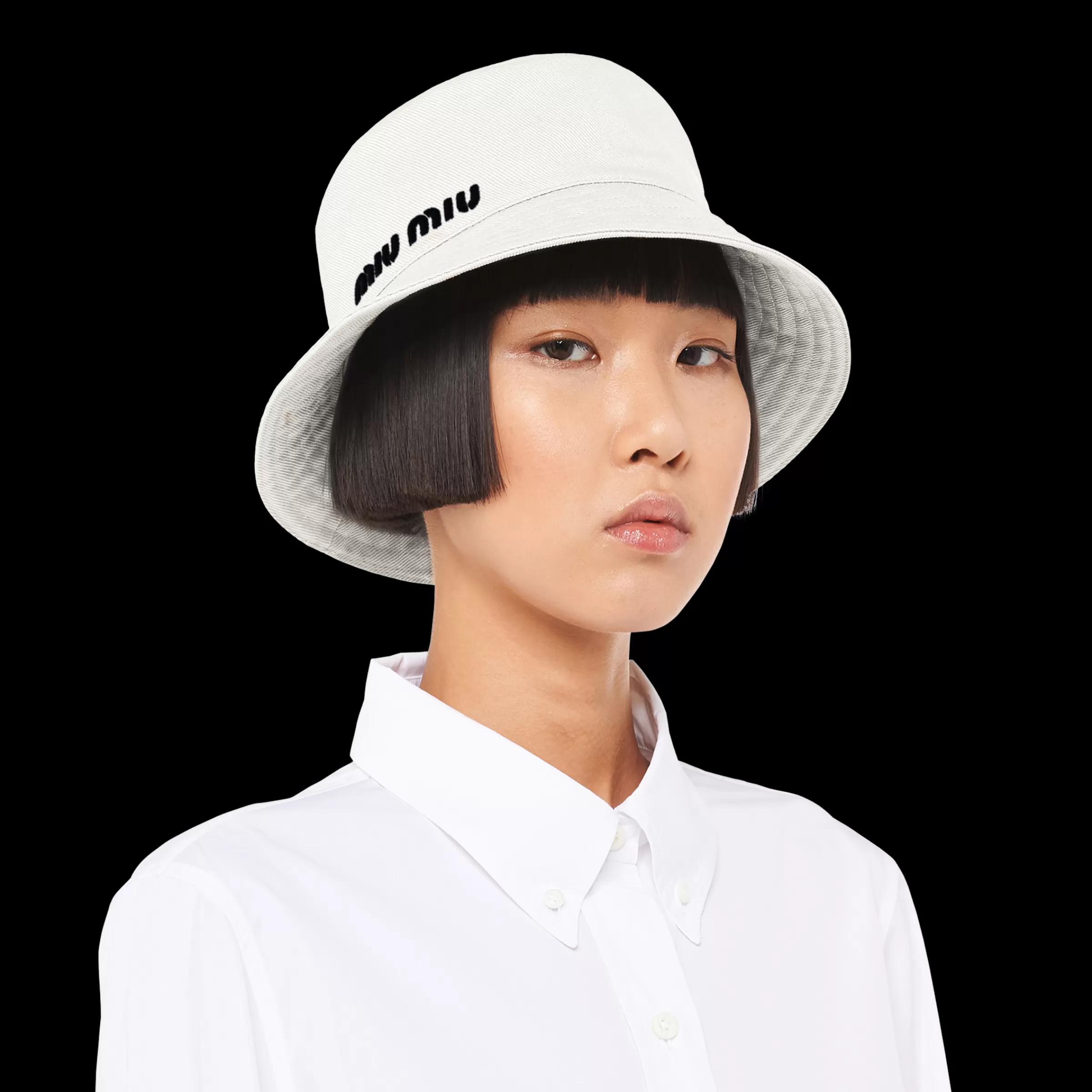 Miu Miu Drill Bucket Hat |