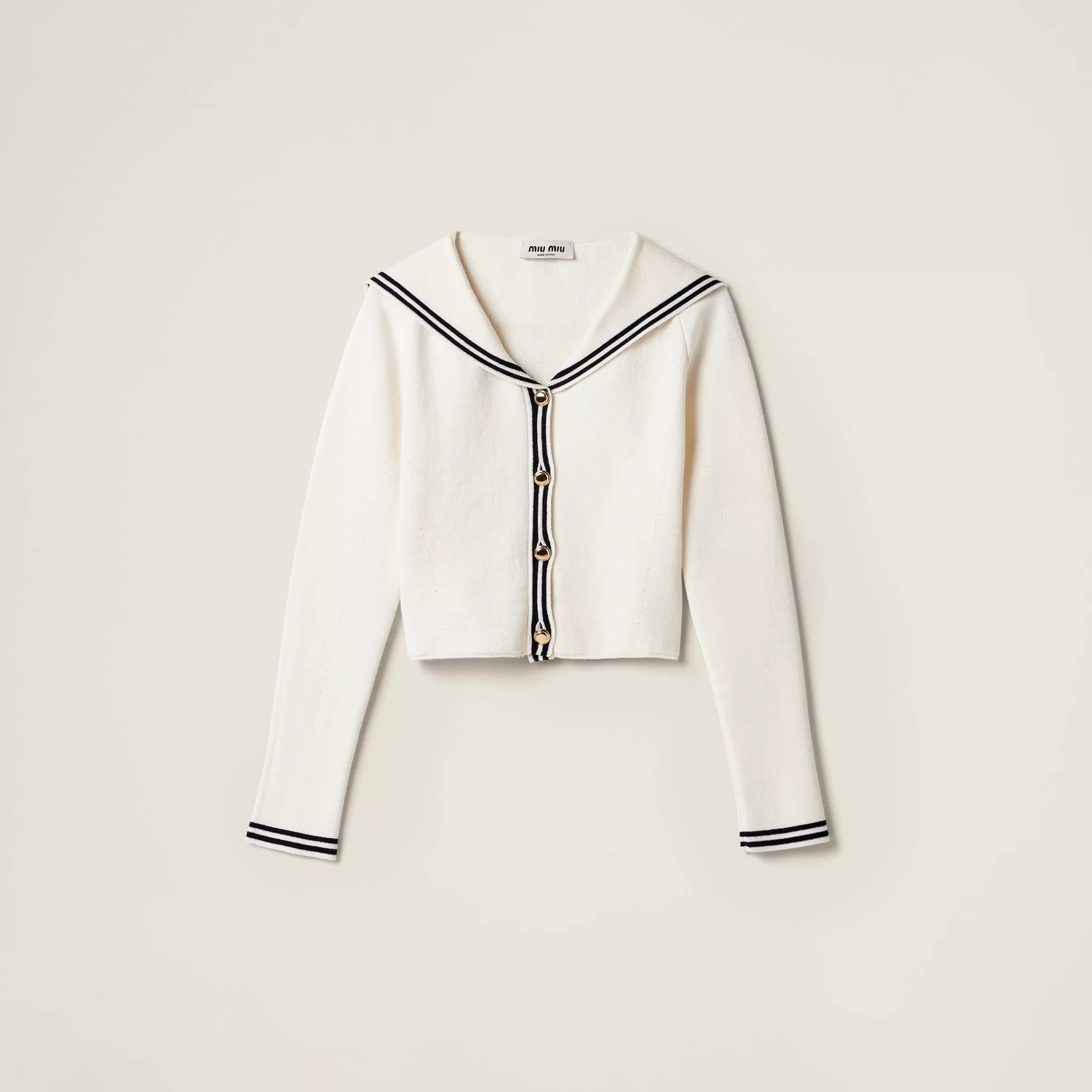 Miu Miu Cotton Knit Cardigan |