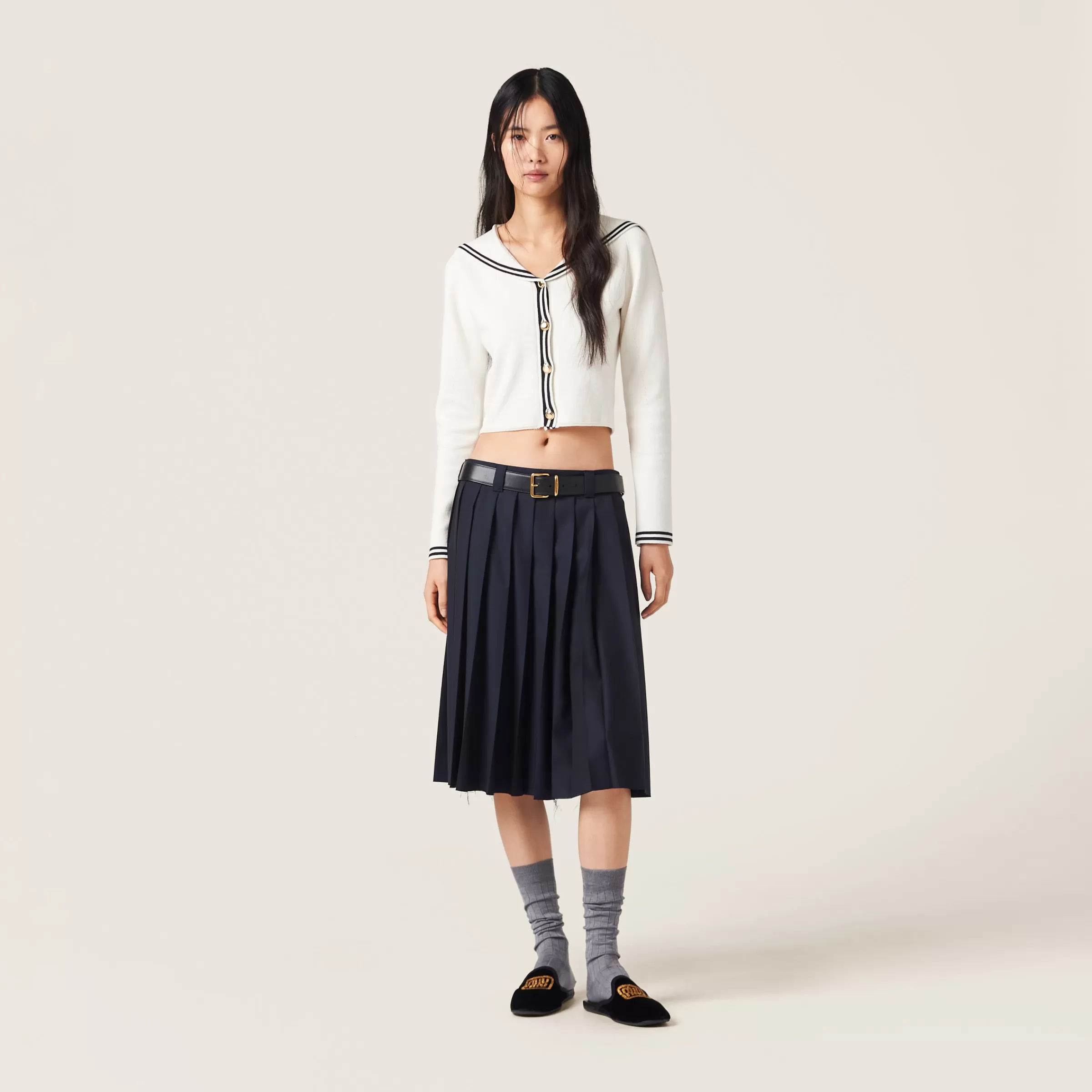 Miu Miu Cotton Knit Cardigan |