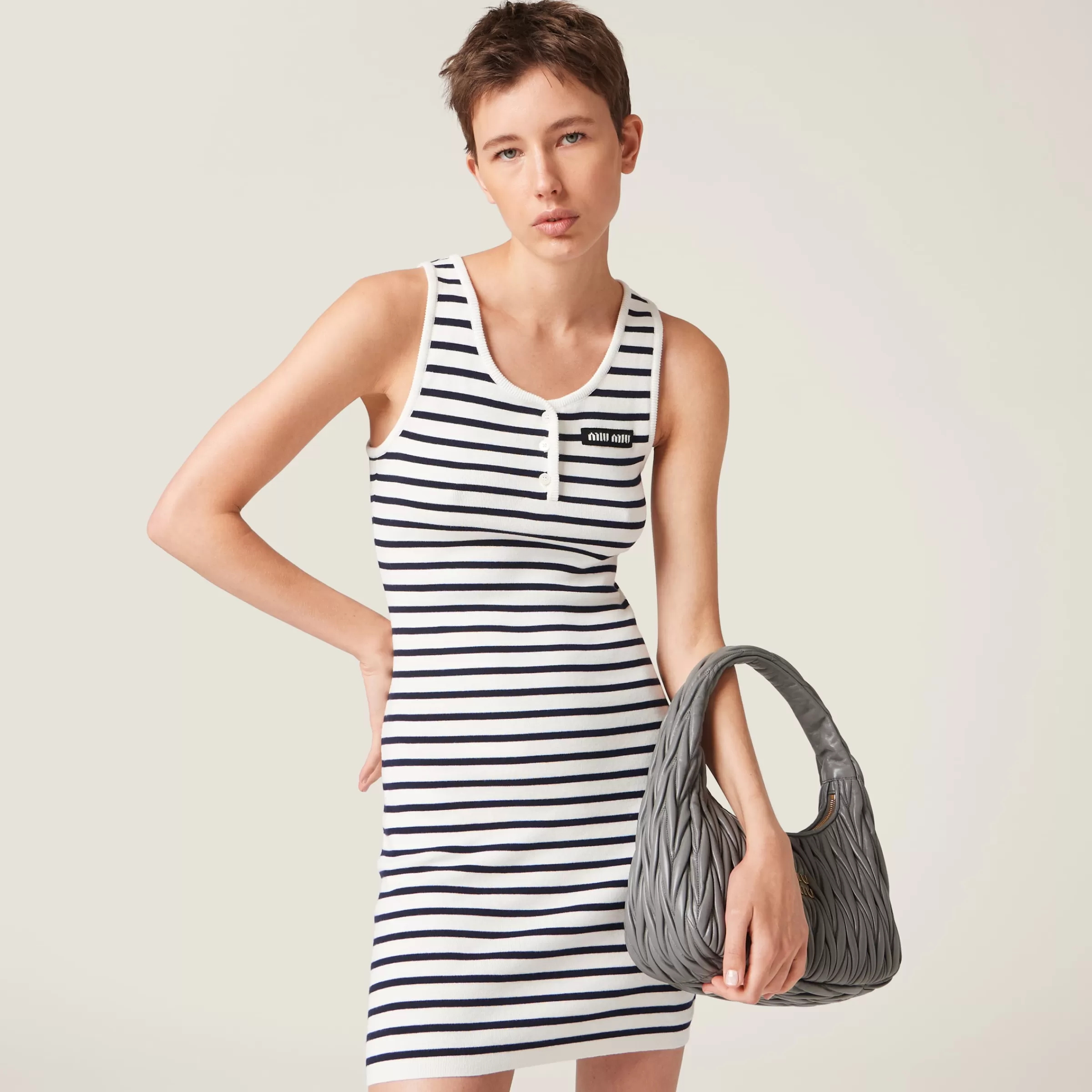 Miu Miu Cotton Mini-dress |