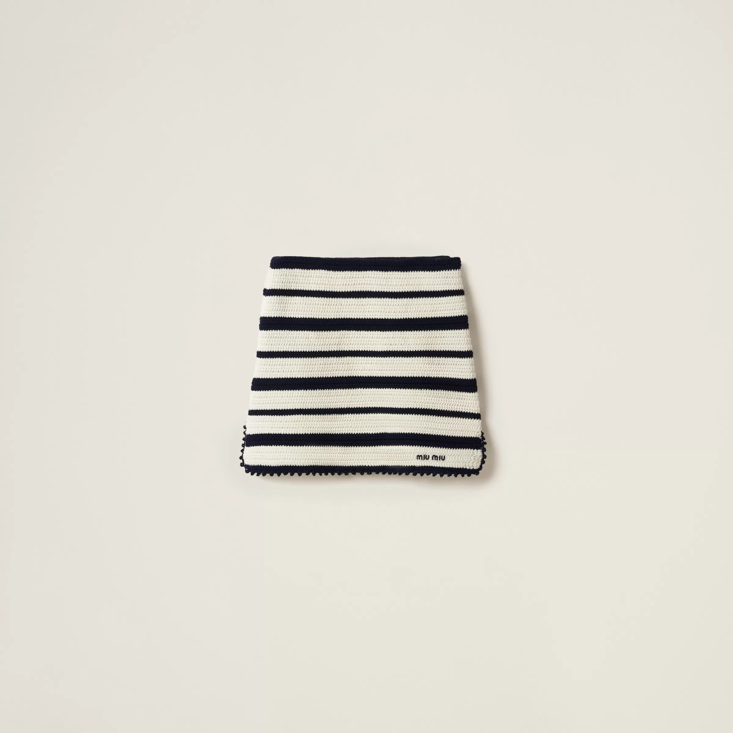 Miu Miu Cotton Miniskirt |