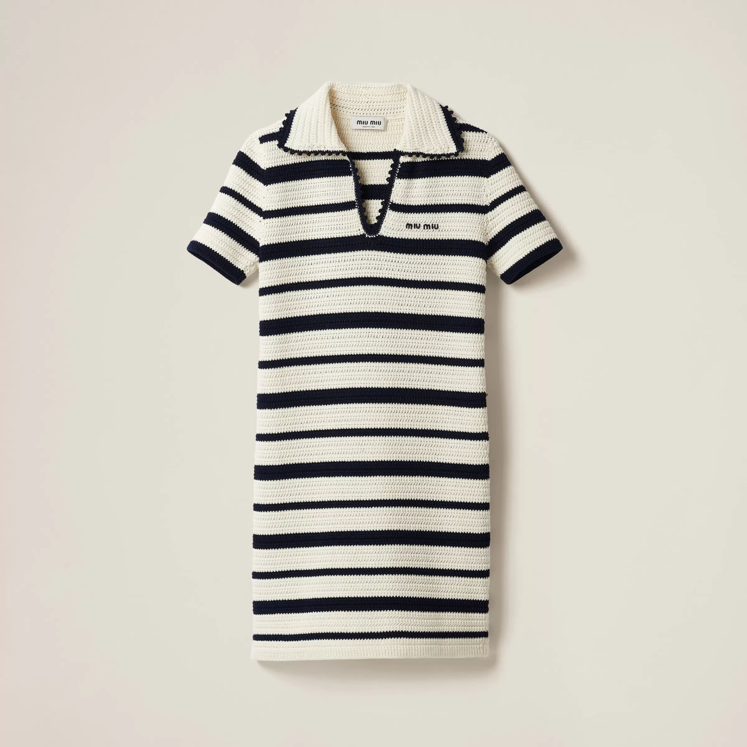 Miu Miu Cotton Polo Dress |