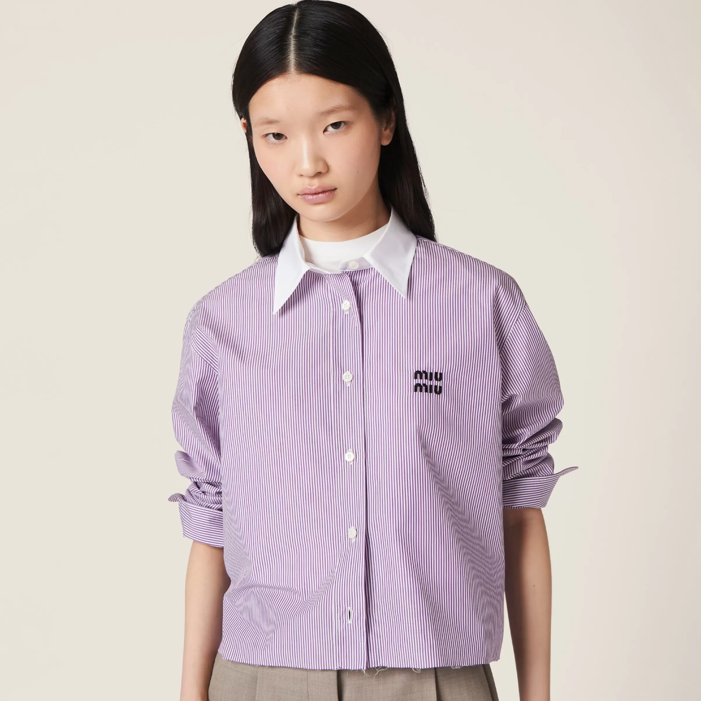 Miu Miu Striped Shirt |