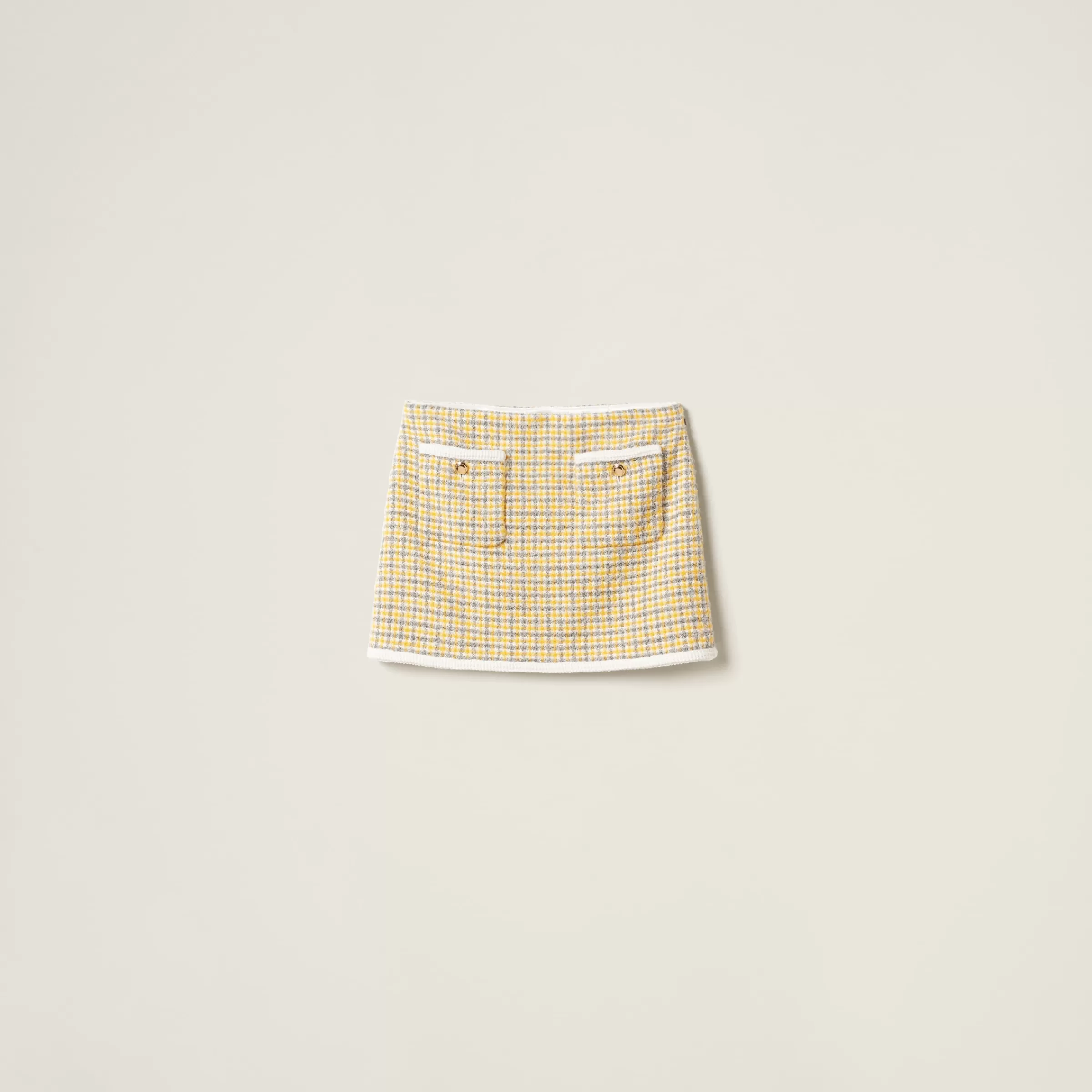 Miu Miu Bouclé Miniskirt |